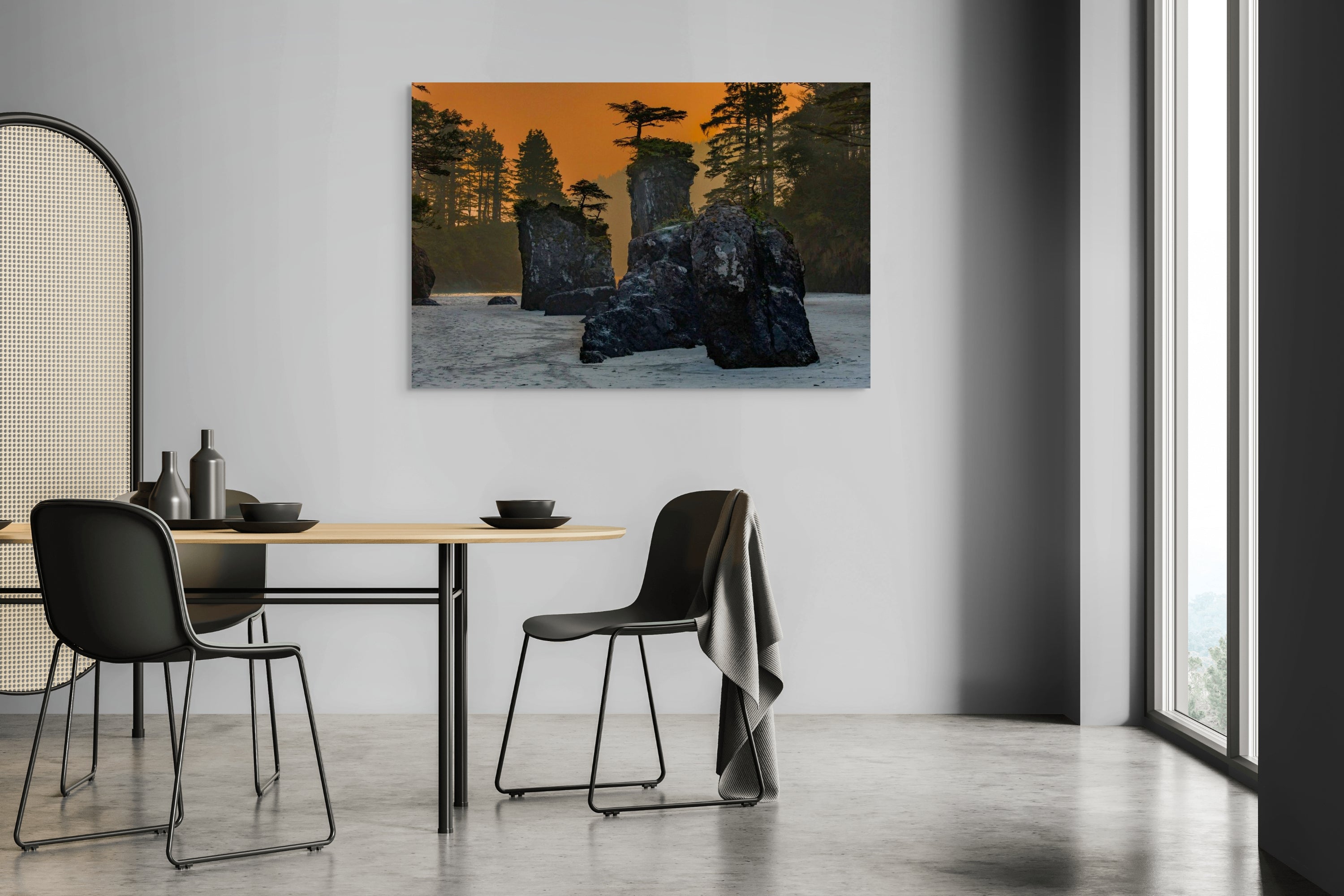 San Josef Bay Sea Stacks 40x60"