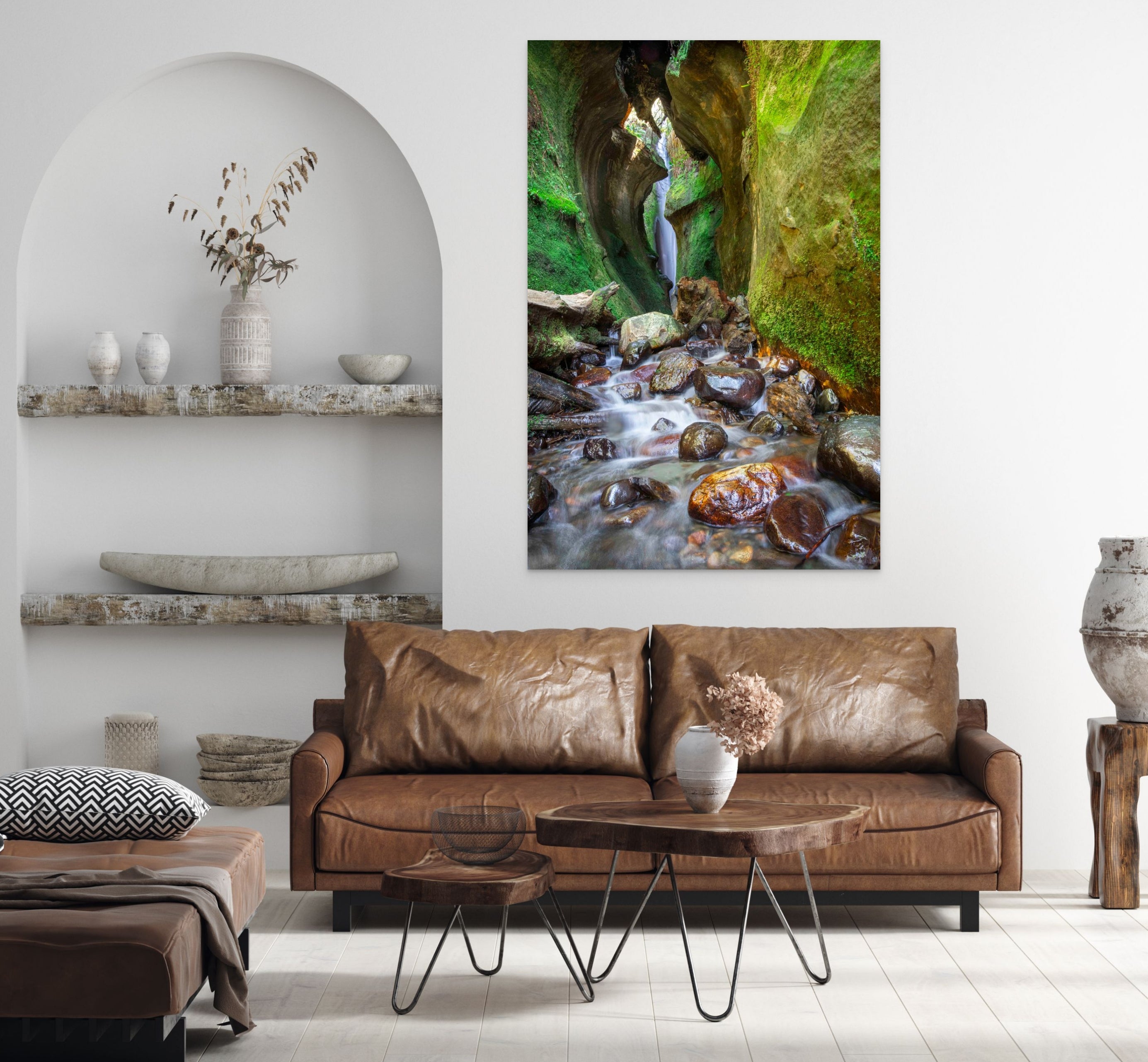 Hidden Sombrio Waterfall 40x60"