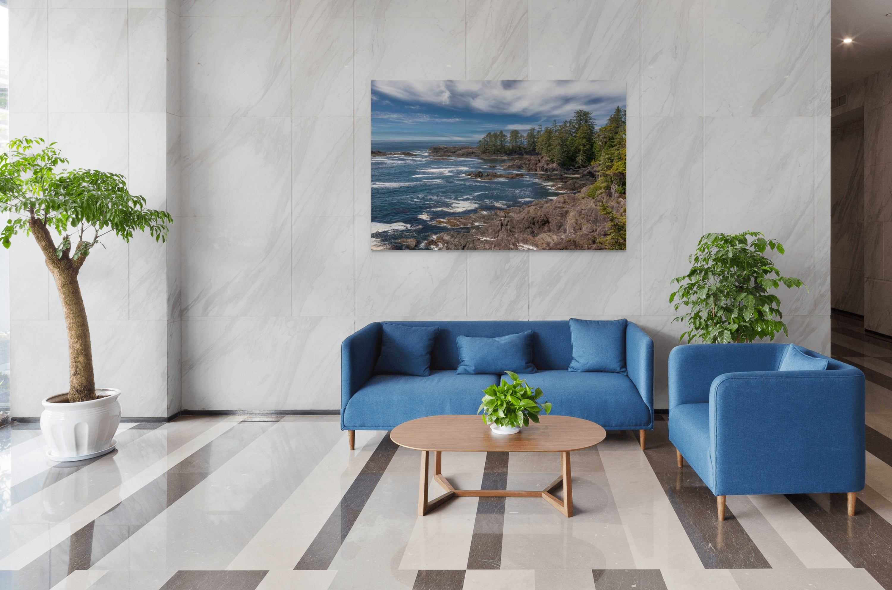 Windblown Wild Pacific 40x60"