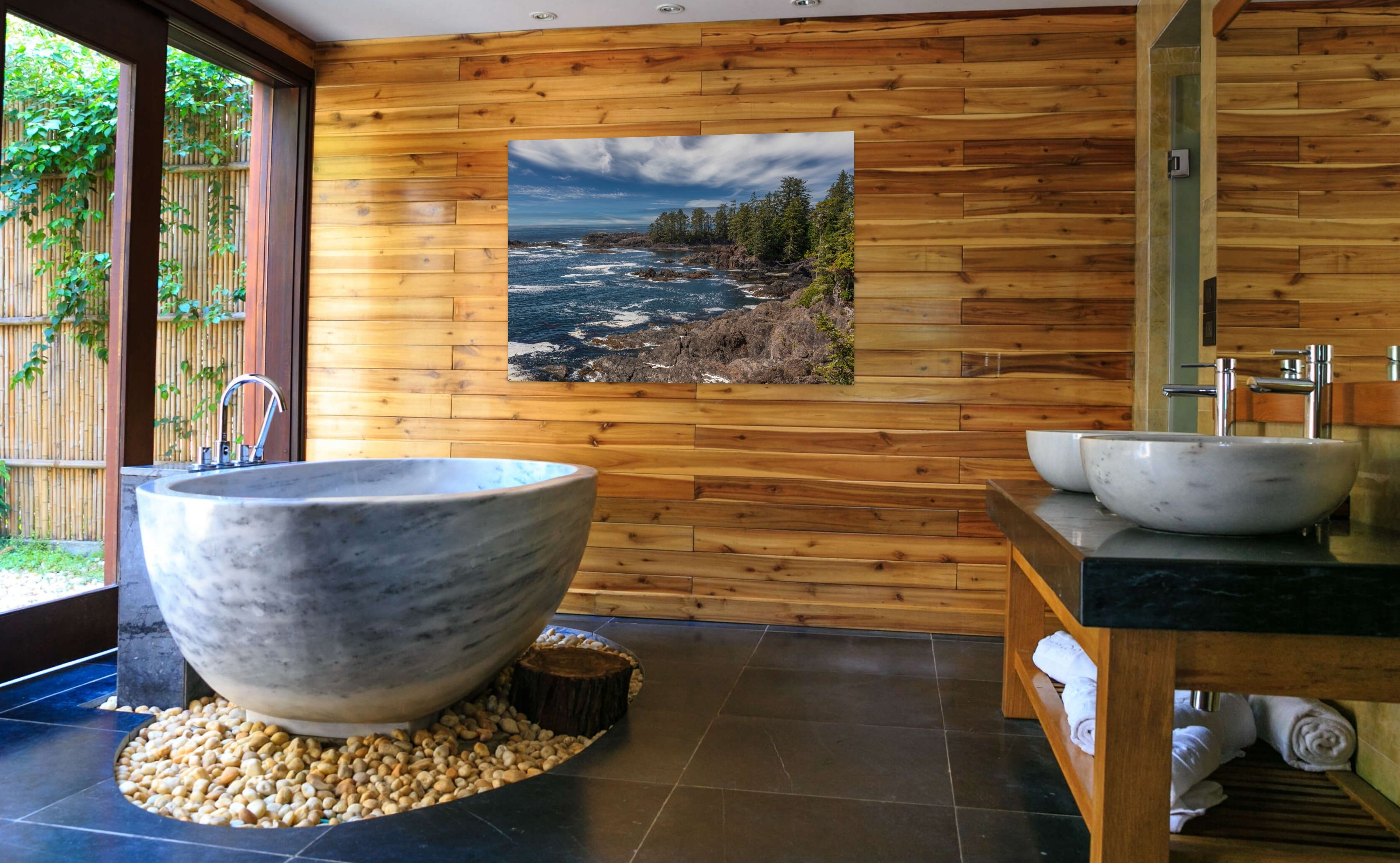 Windblown Wild Pacific 40x60"
