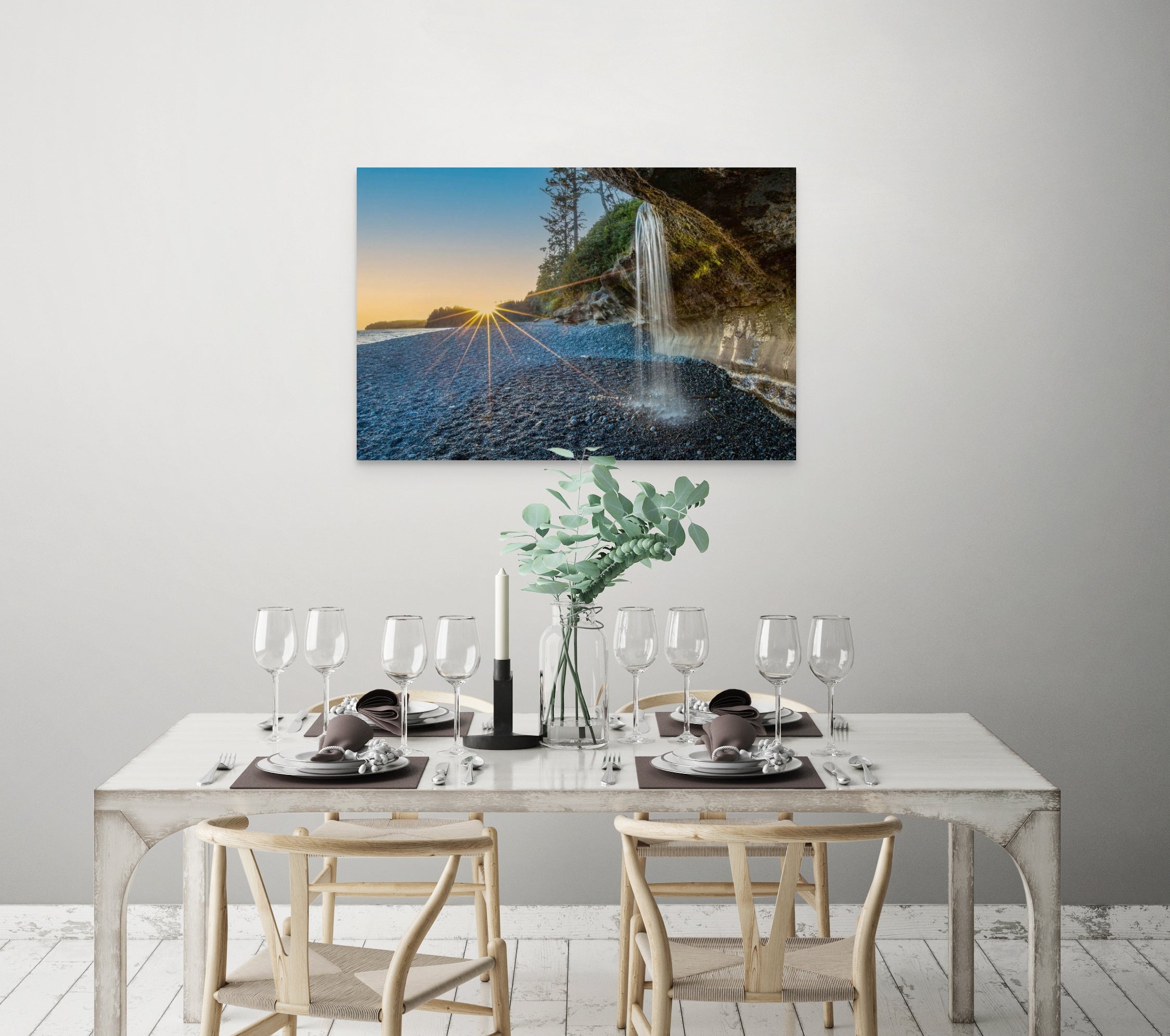 Sandcut Beach Sunset 24x36"
