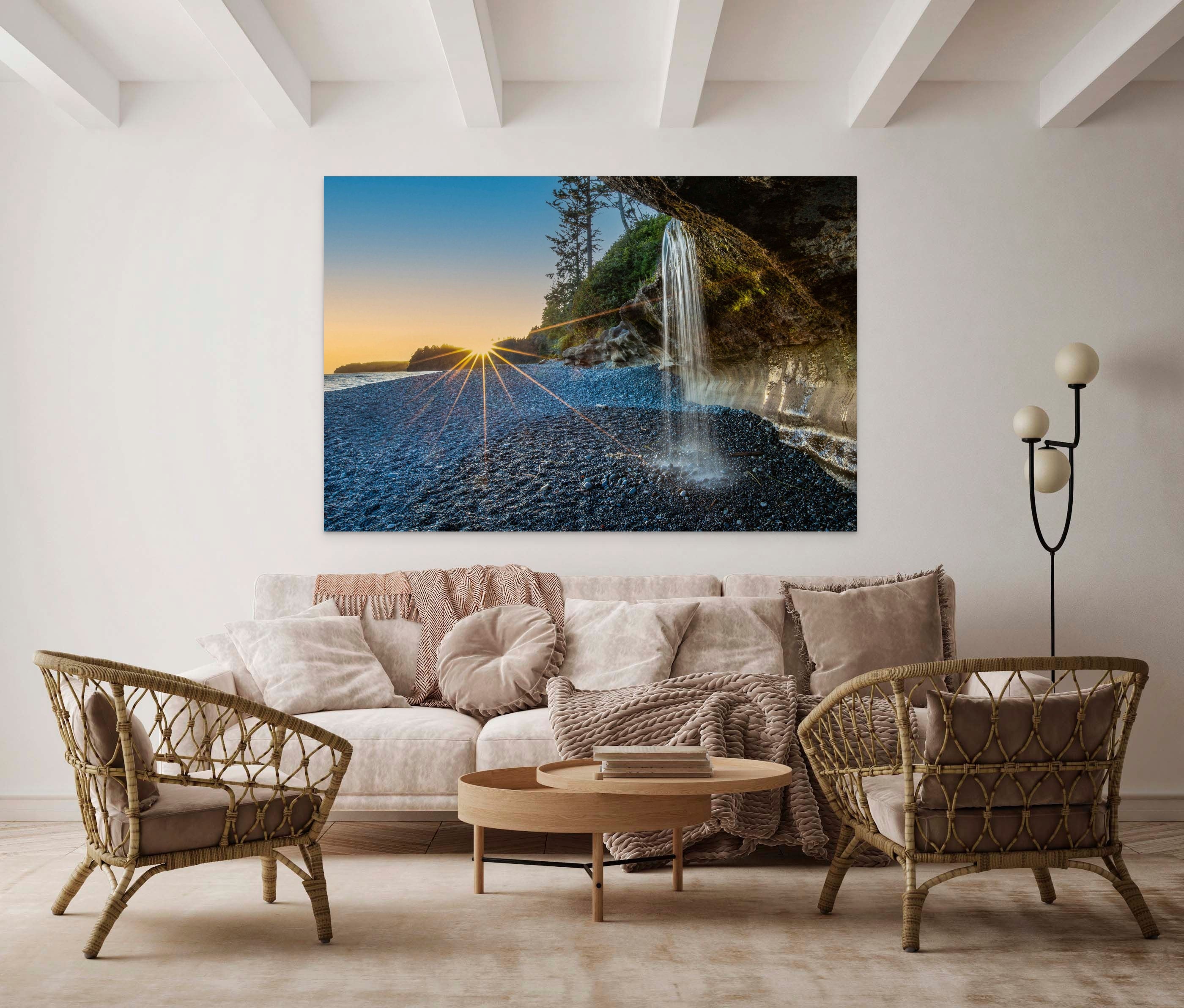 Sandcut Beach Sunset 40x60"