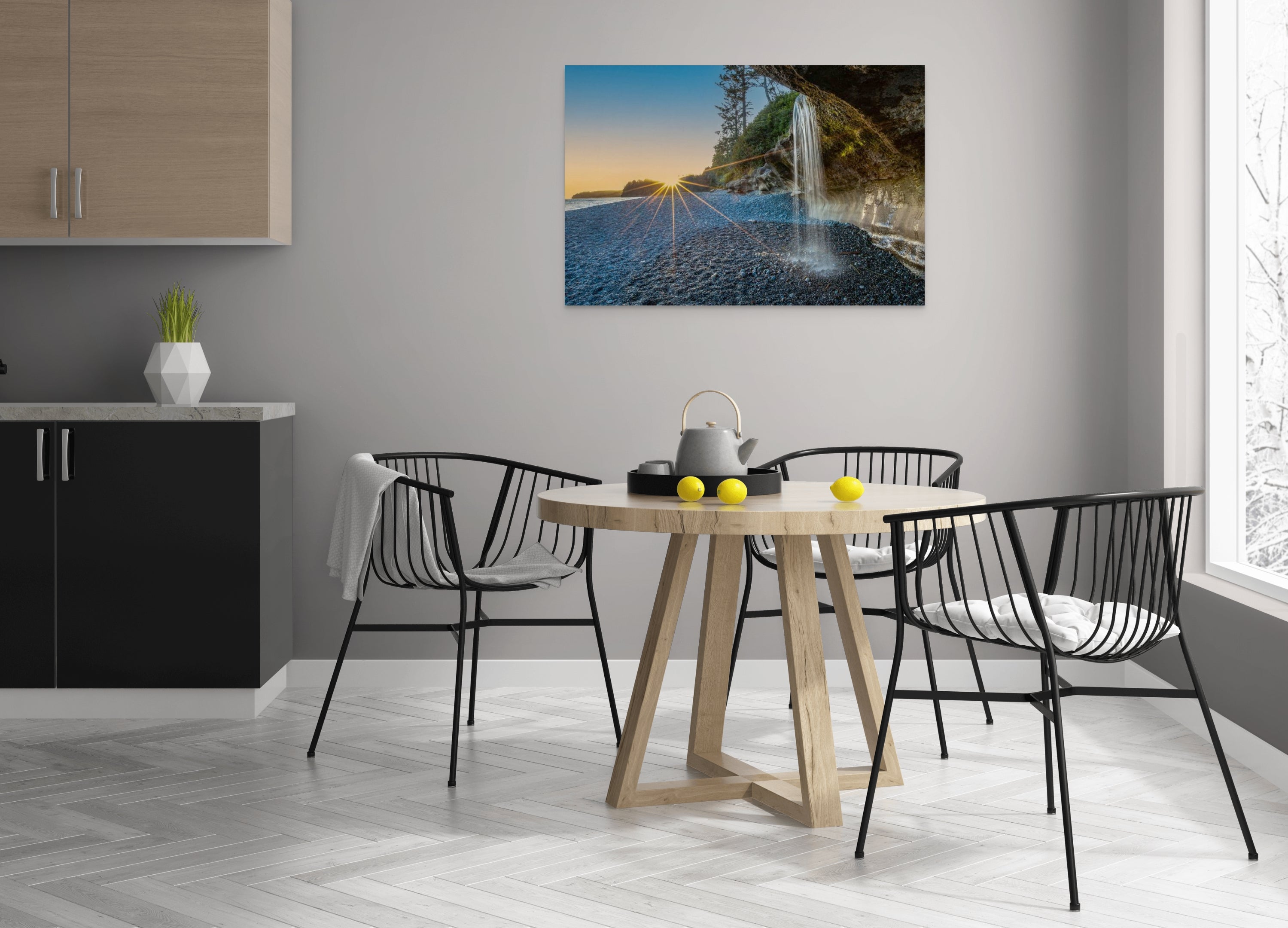 Sandcut Beach Sunset 24x36"