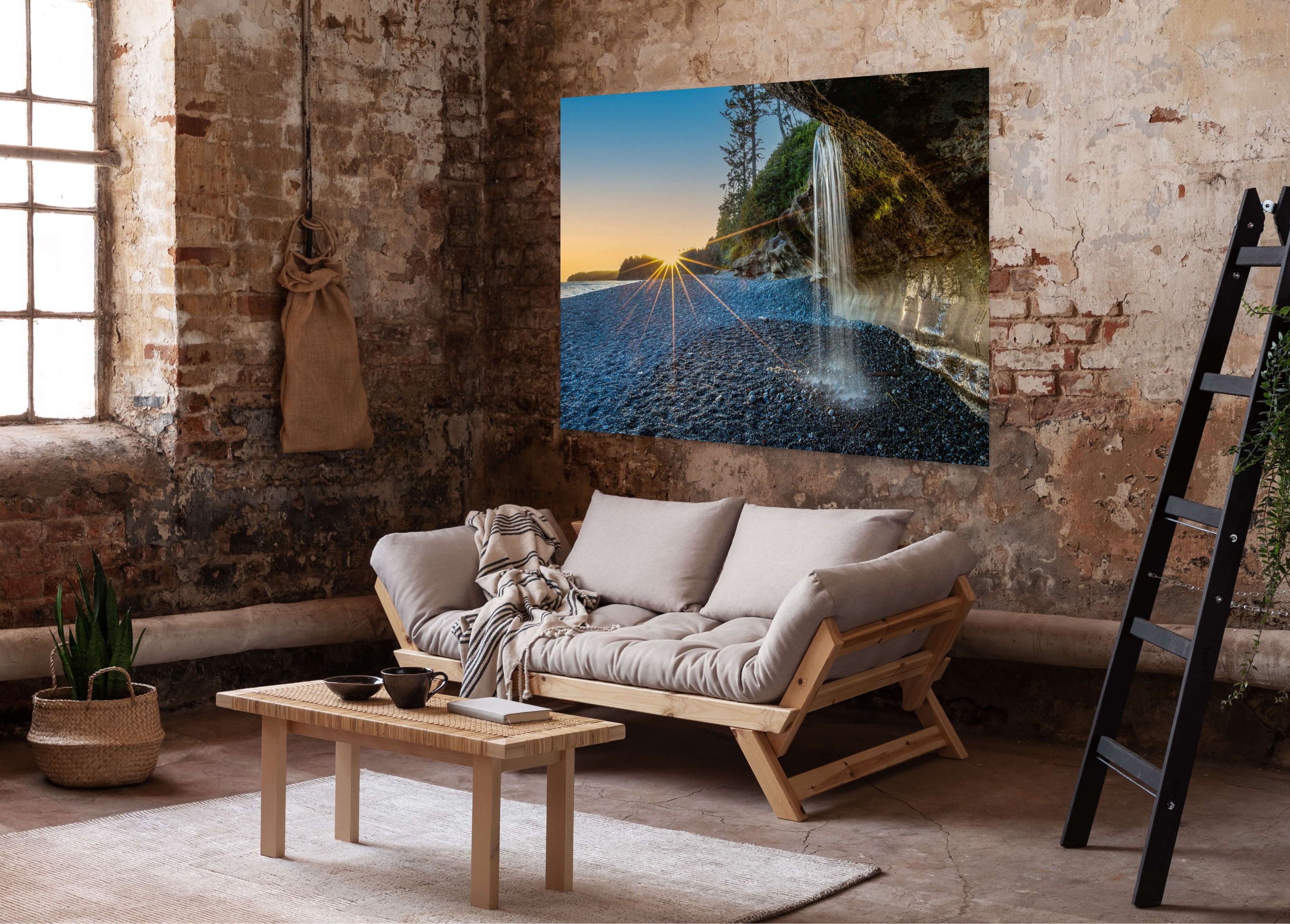 Sandcut Beach Sunset 40x60"