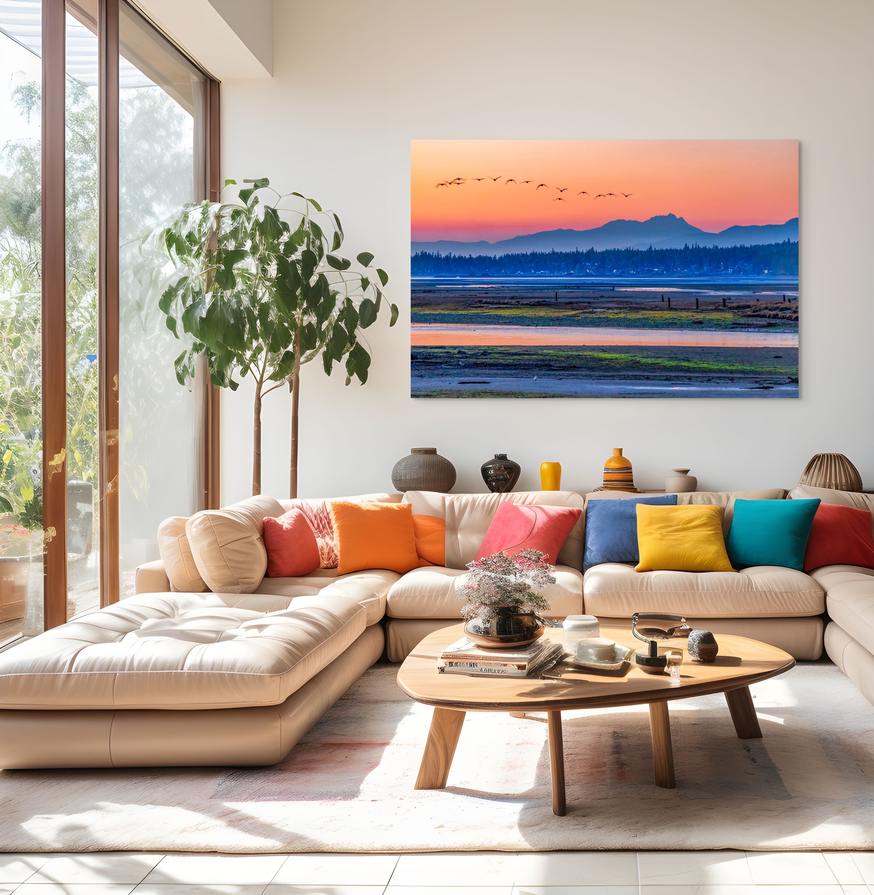 Courtenay Estuary at Dawn 40x60"