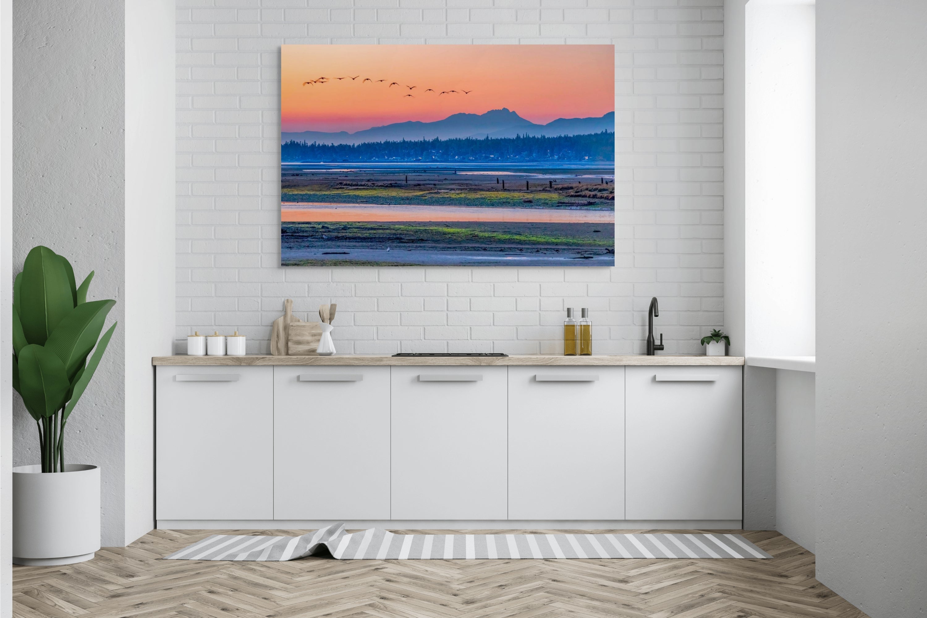 Courtenay Estuary at Dawn 40x60"