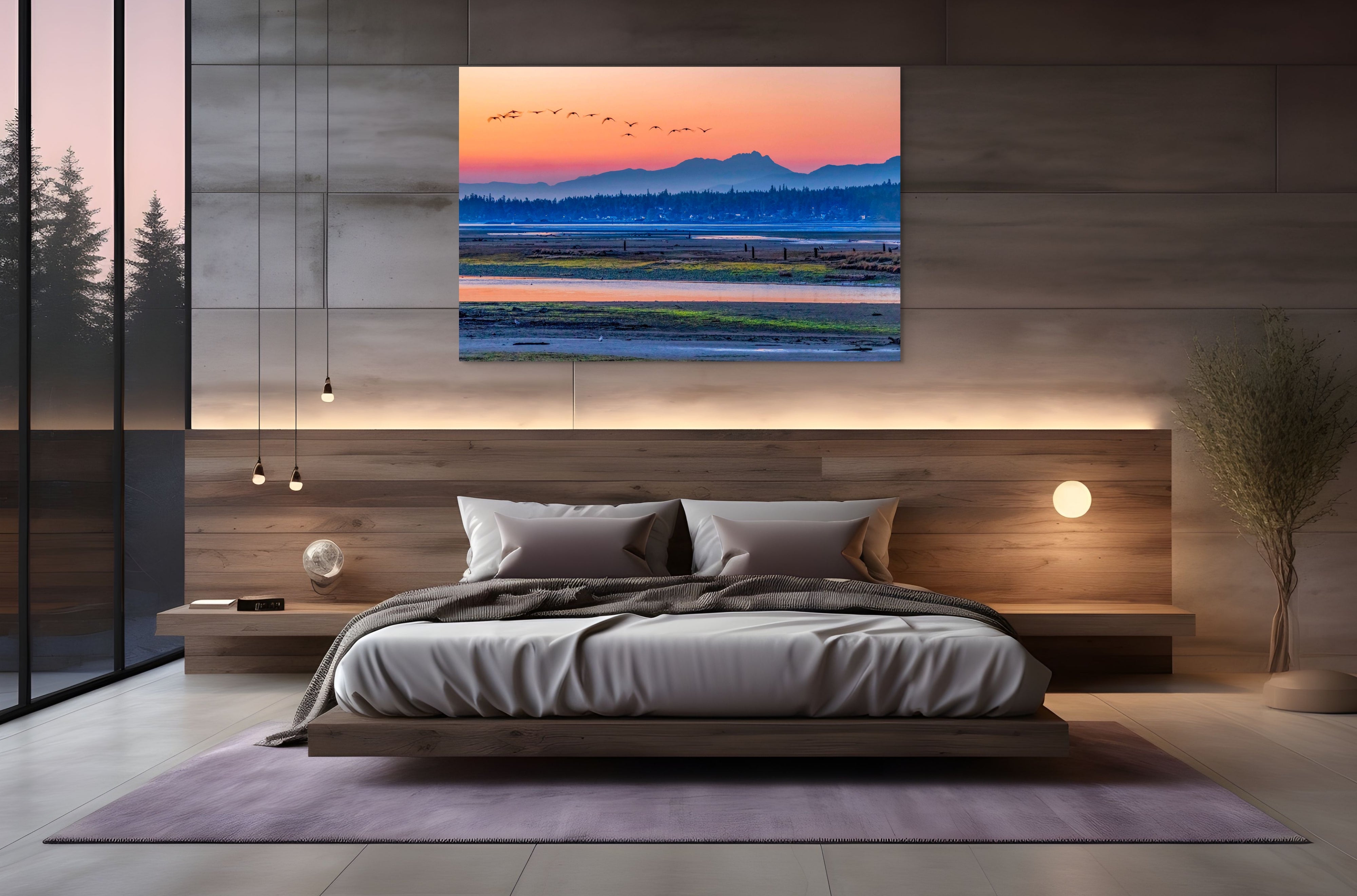 Courtenay Estuary at Dawn 40x60"