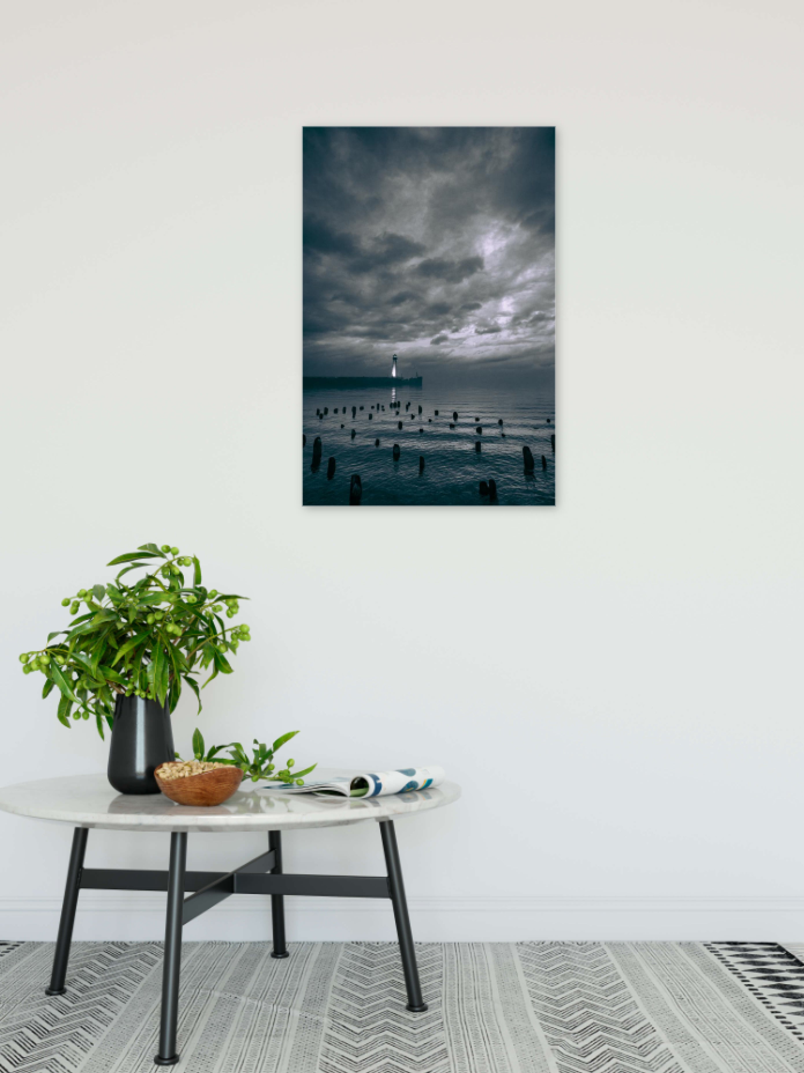 Lighthouse in Fog 24x36"