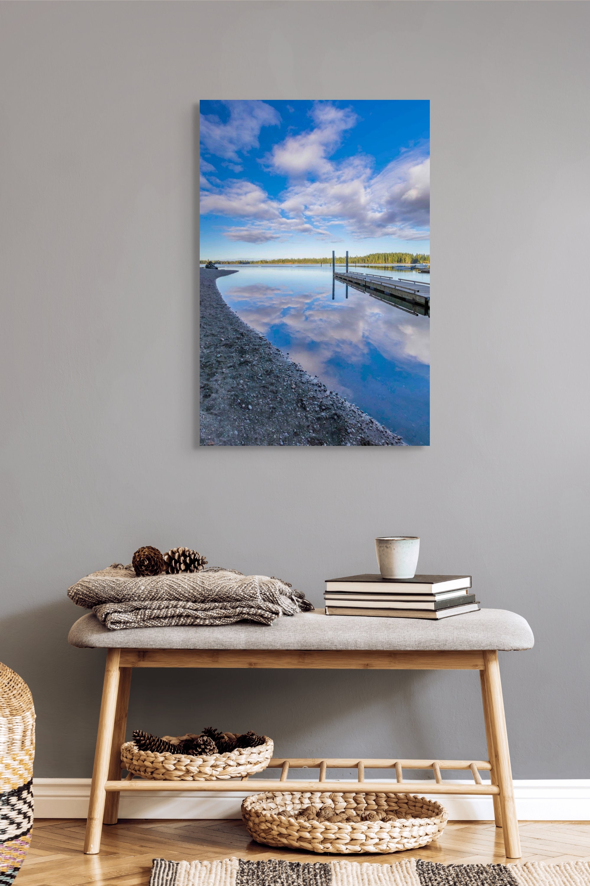 Comox Lake Reflection 24x36"