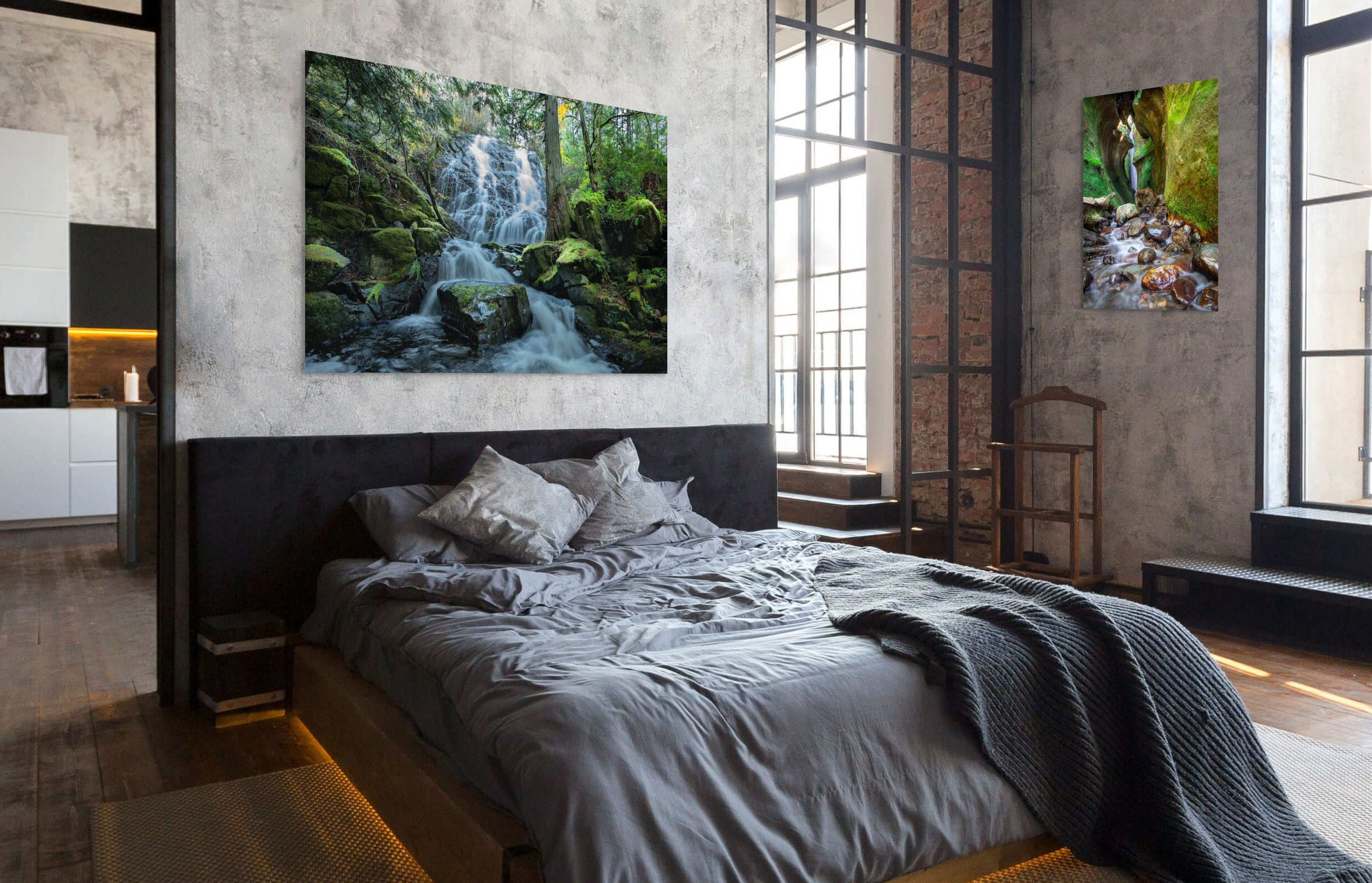 Hidden Sombrio Waterfall 24x36"