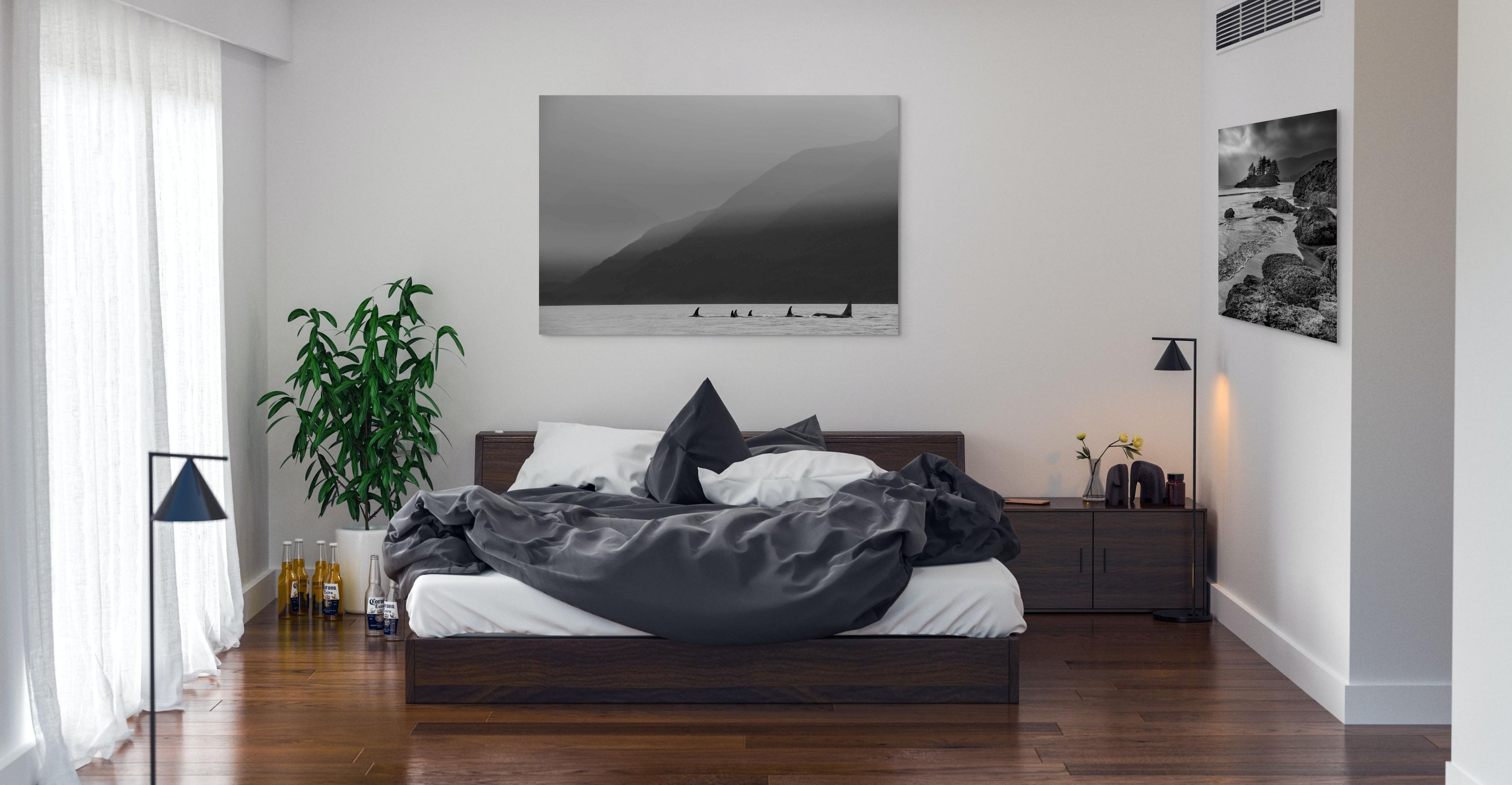 Orcas in the Mist 40x60"