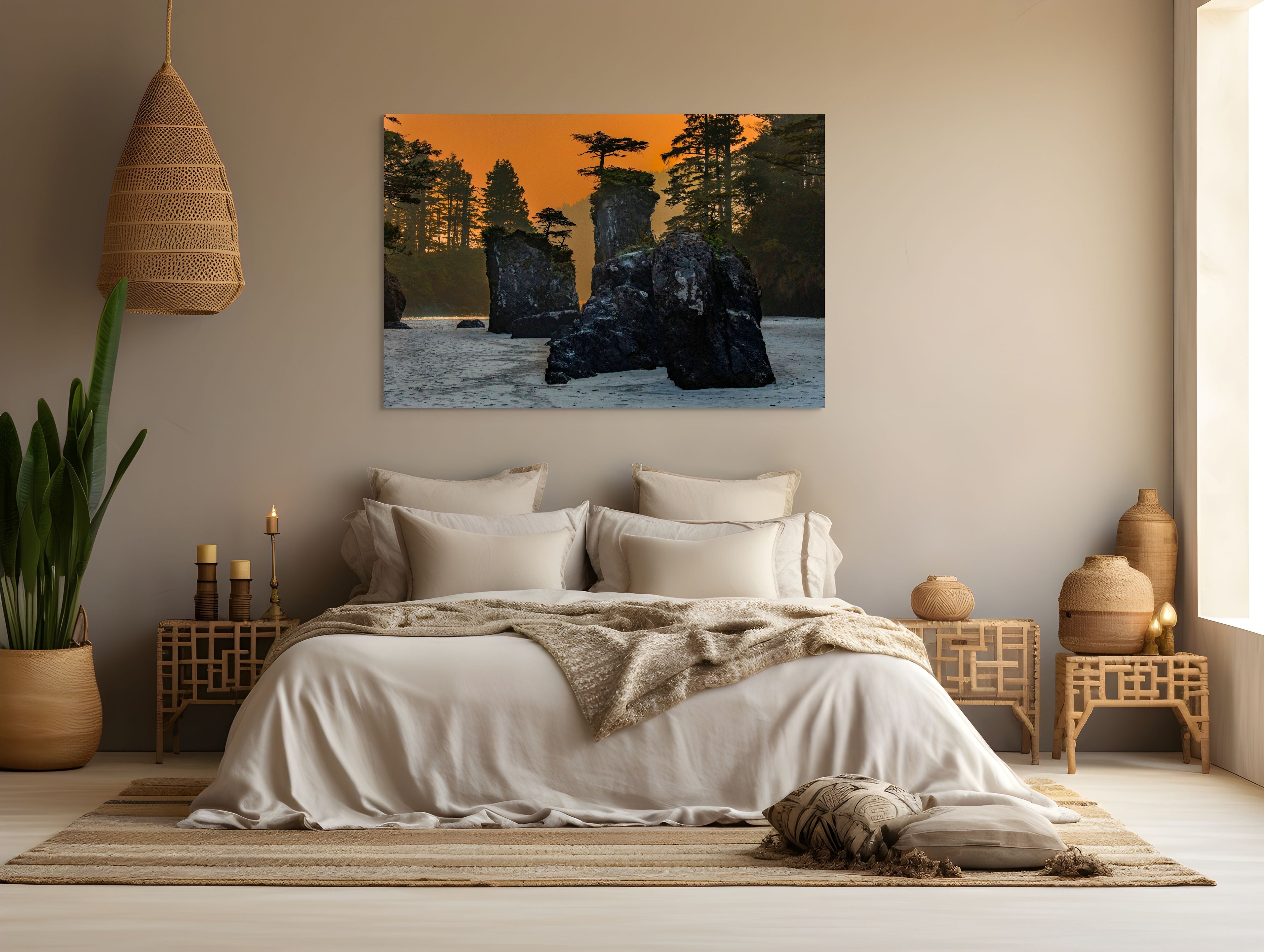 San Josef Bay Sea Stacks 40x60"