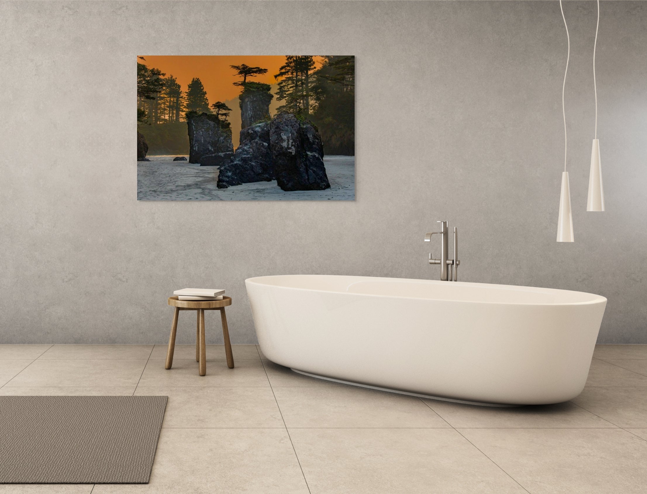 San Josef Bay Sea Stacks 40x60"