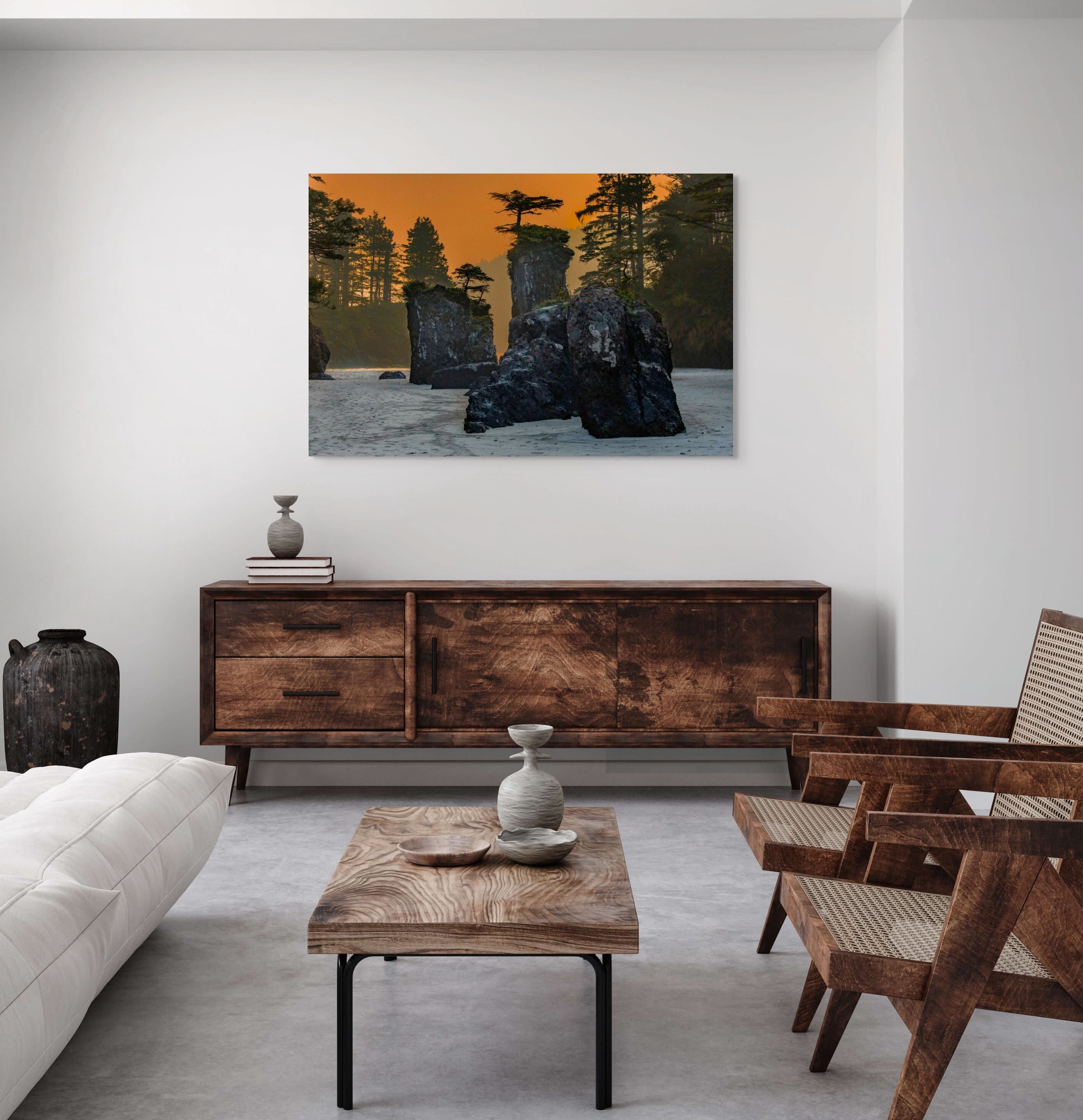 San Josef Bay Sea Stacks 40x60"