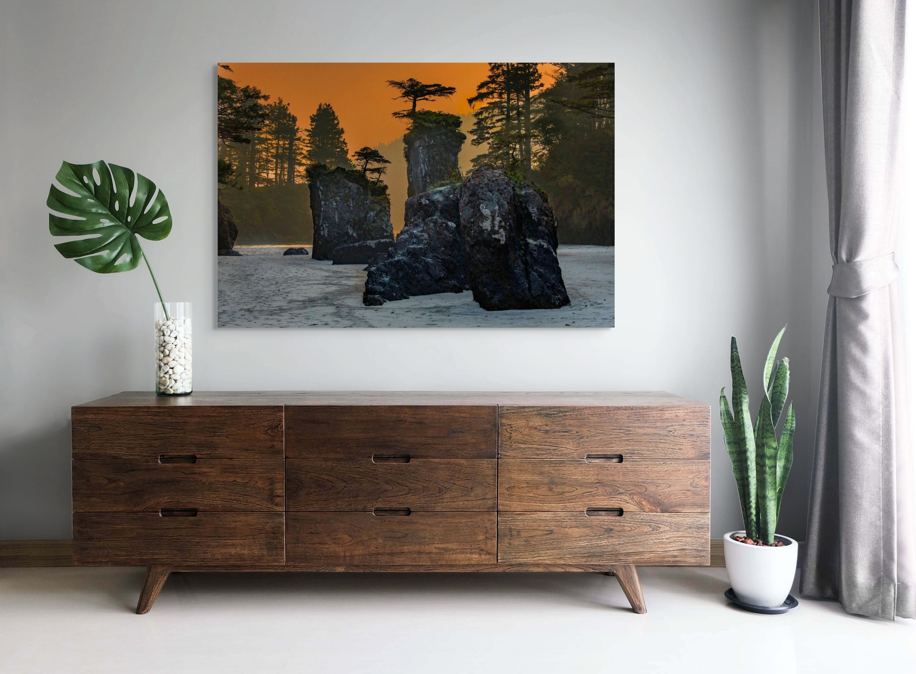 San Josef Bay Sea Stacks 40x60"