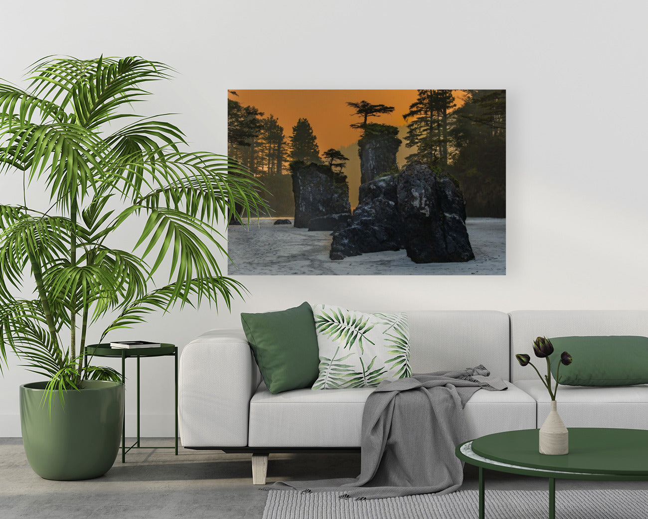 San Josef Bay Sea Stacks 40x60"