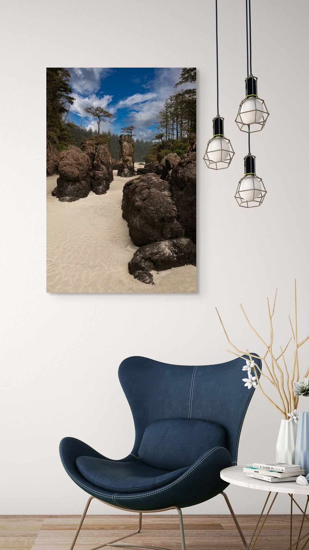 San Josef Bay Sea Stacks (portrait) 24x36"