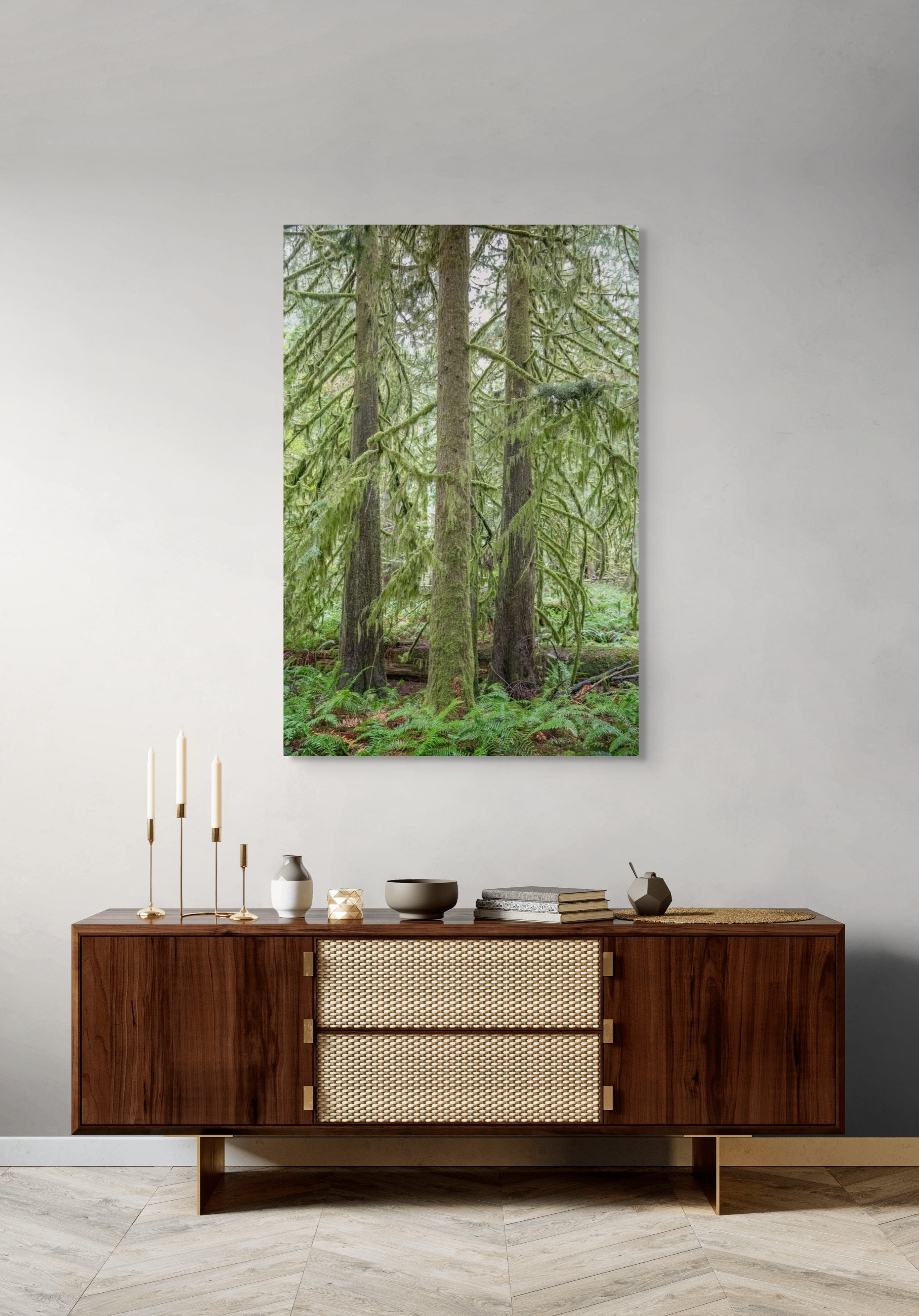 Mossy Tree Trio 24x36"