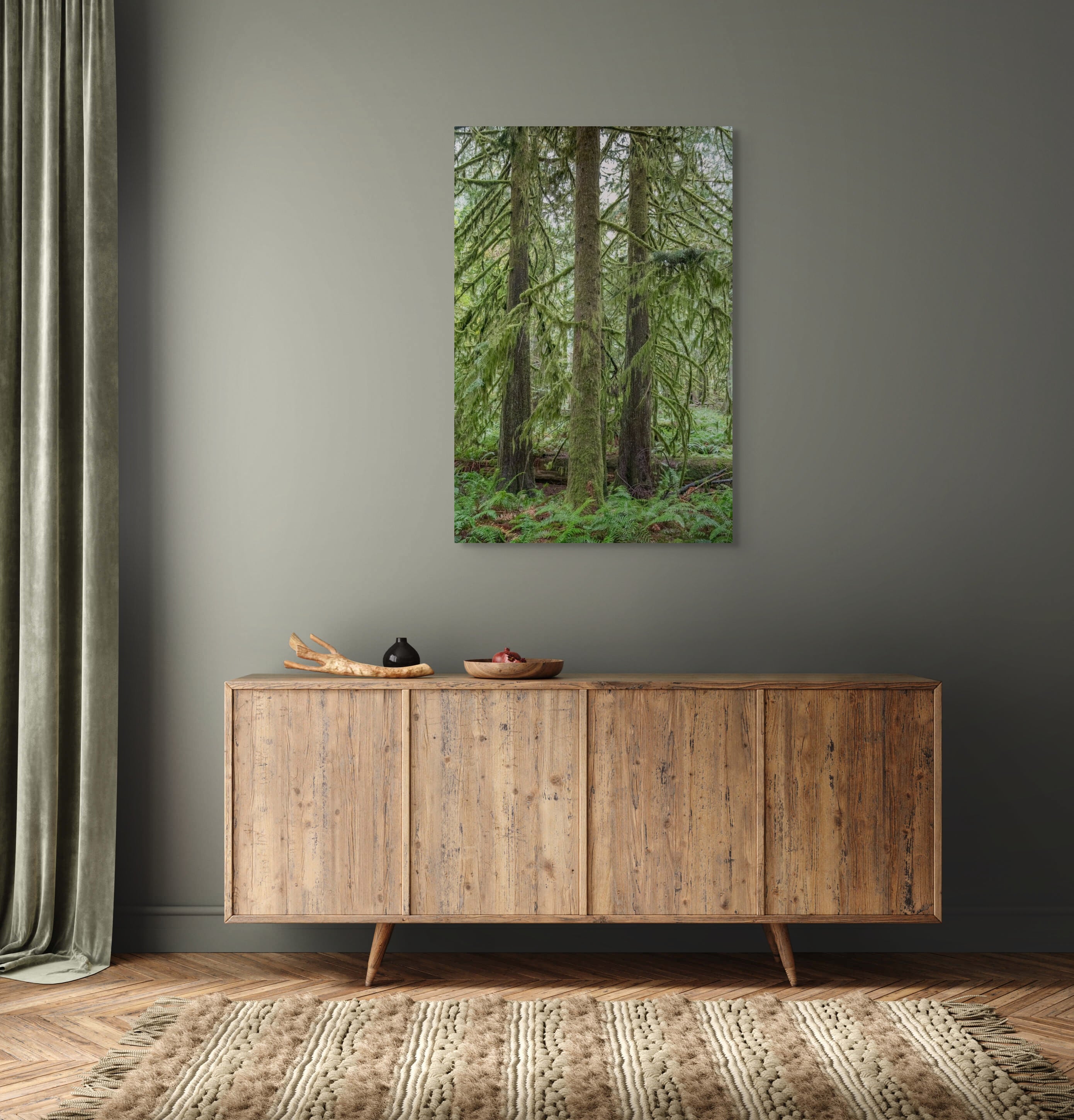 Mossy Tree Trio 24x36"