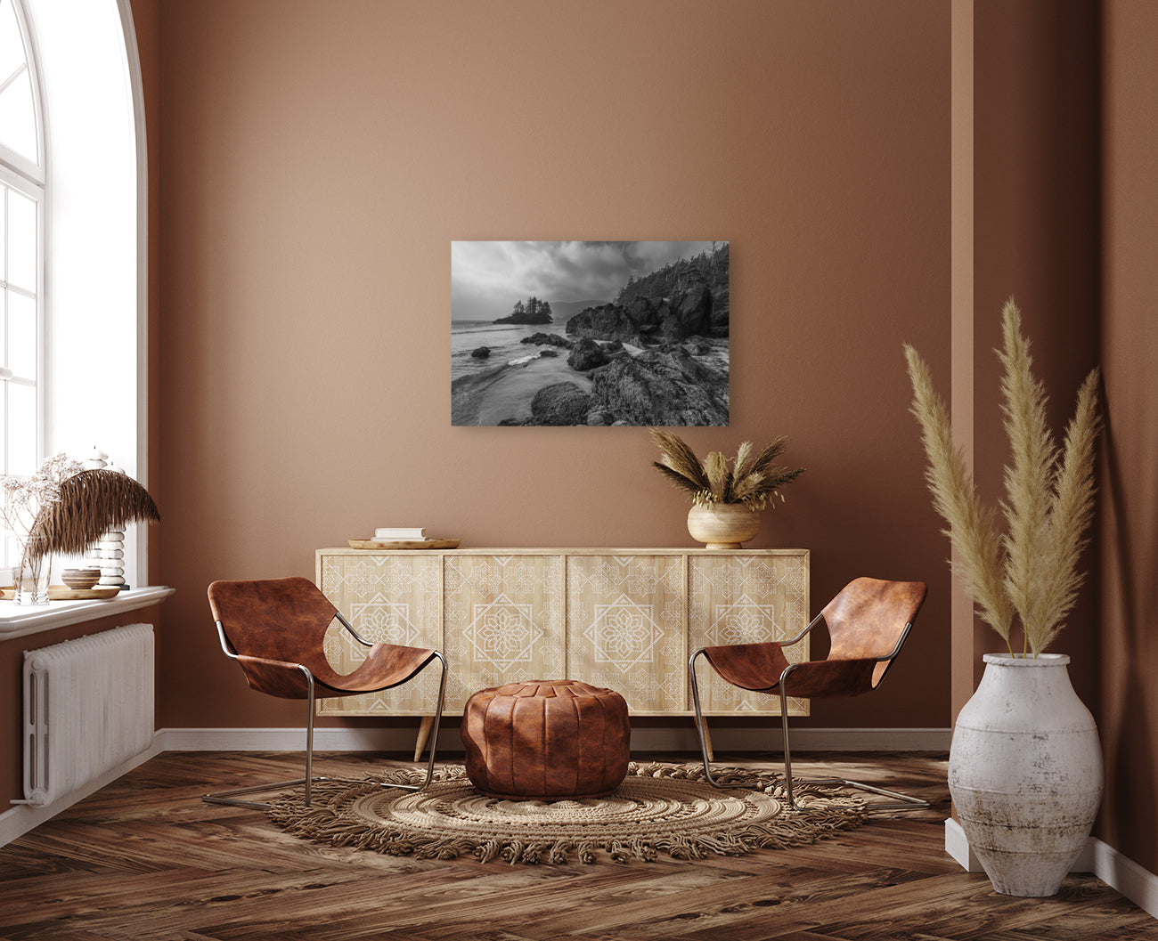 San Josef Bay Shore (B&W Landscape) 24x36"
