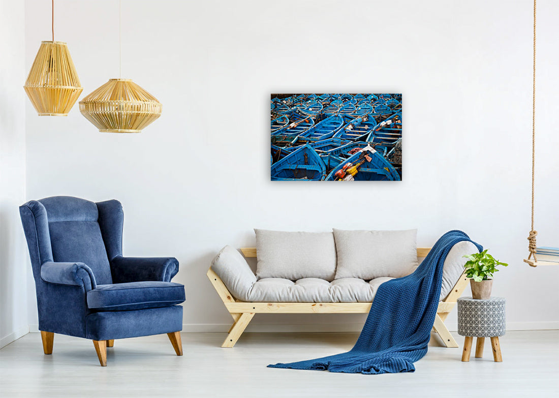 Blue Boats 24x36"