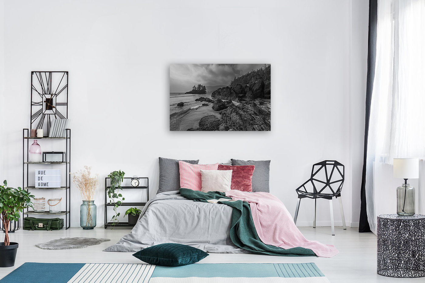 San Josef Bay Shore (B&W Landscape) 24x36"