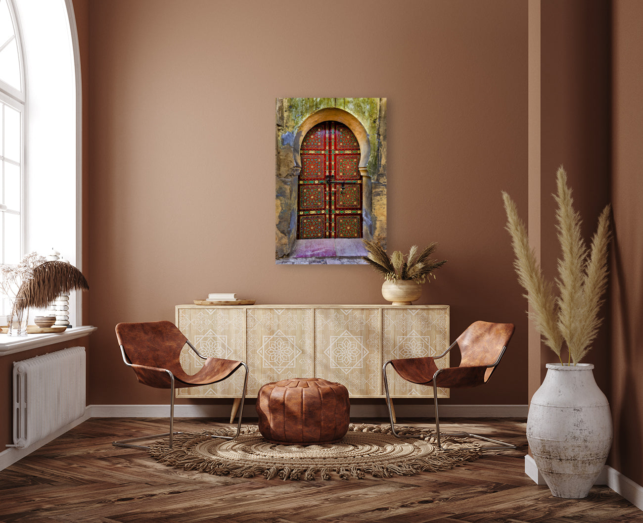 Red Moroccan Door 24x36"
