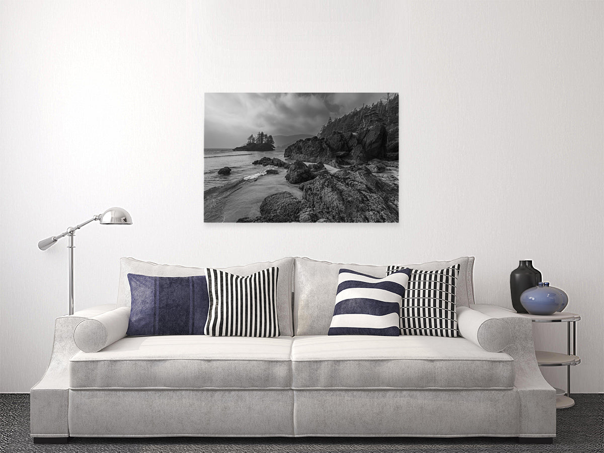 San Josef Bay Shore (B&W Landscape) 24x36"
