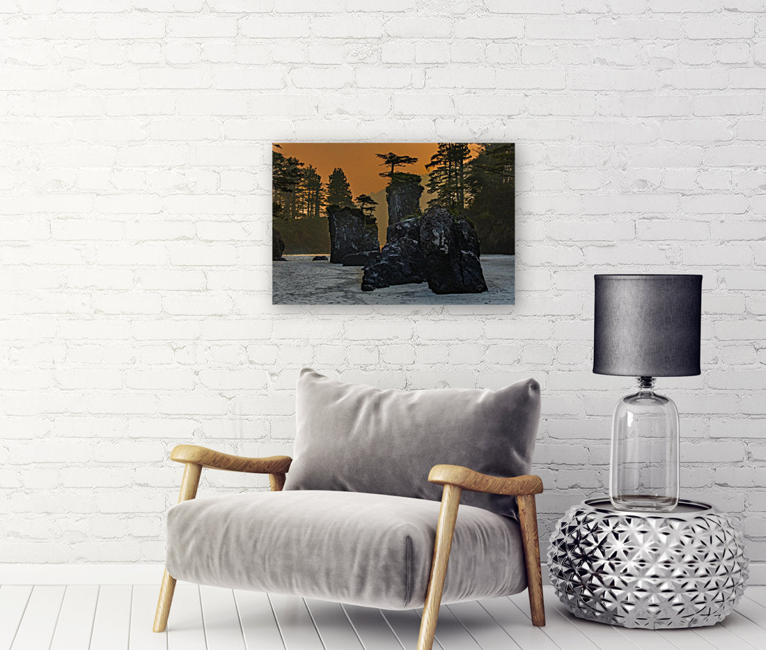 San Josef Bay Sea Stacks 24x36"