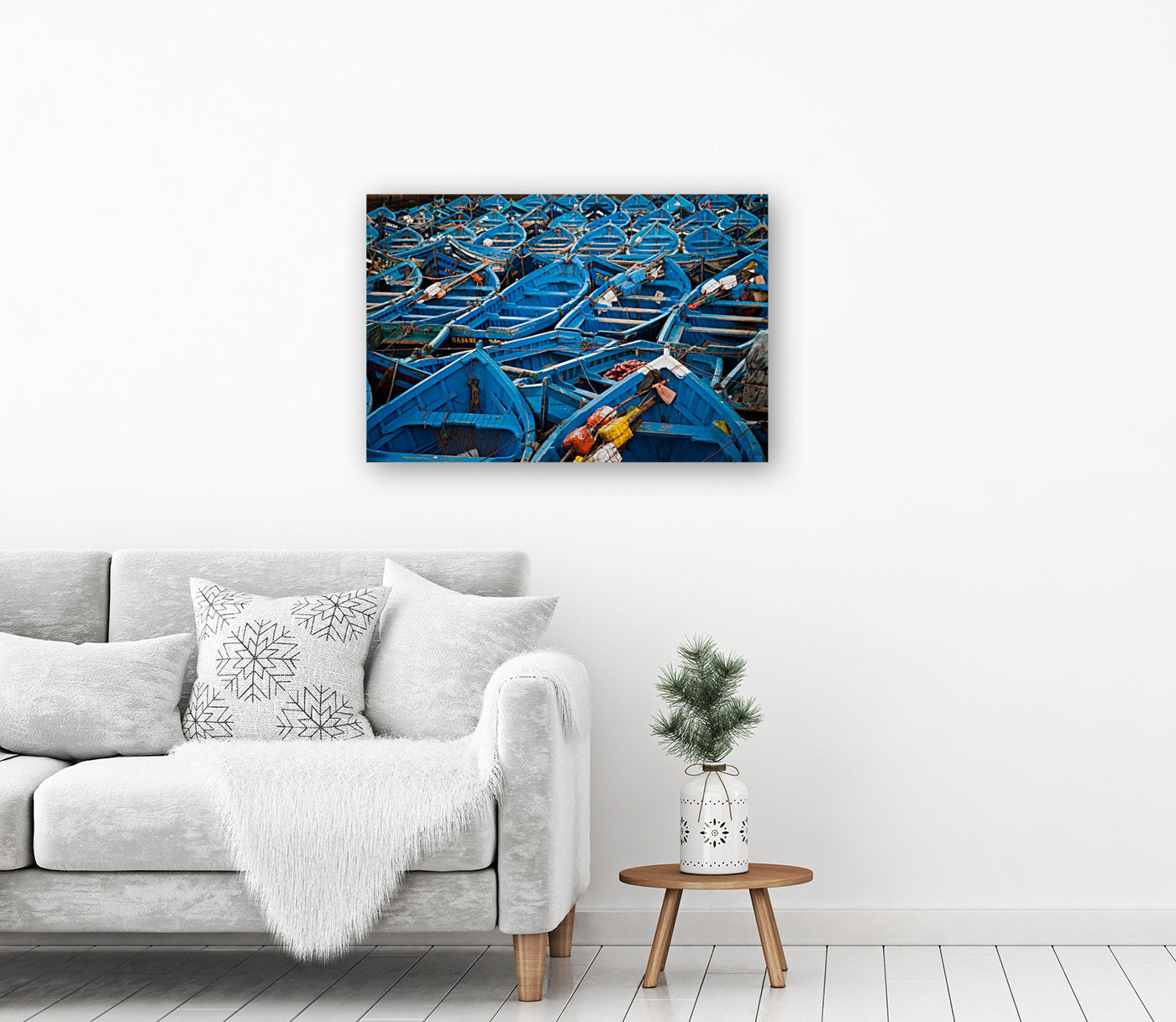 Blue Boats 24x36"