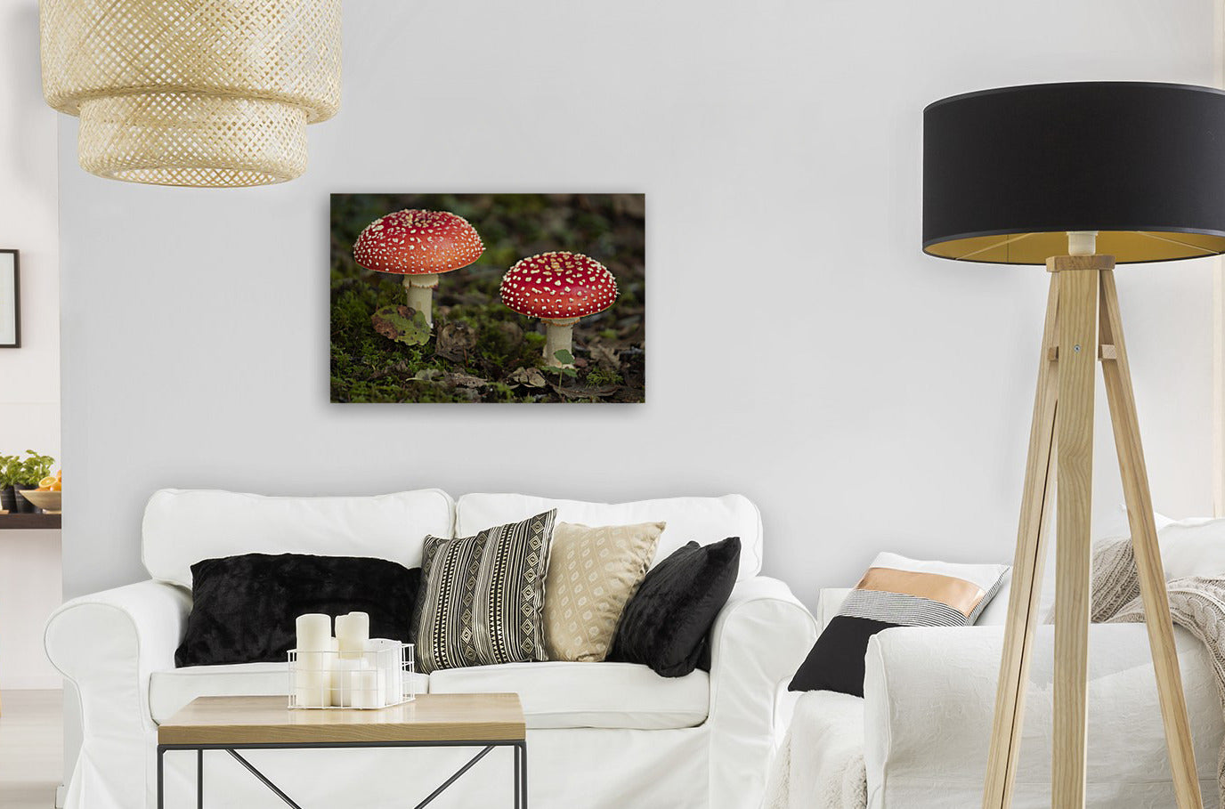 Fairy Mushrooms 24x36"