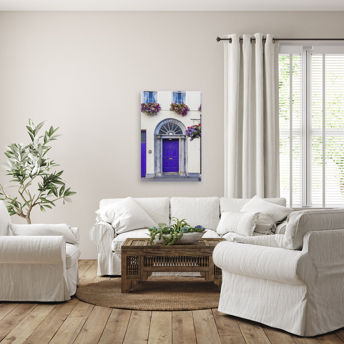 Purple Irish Door 24x36"