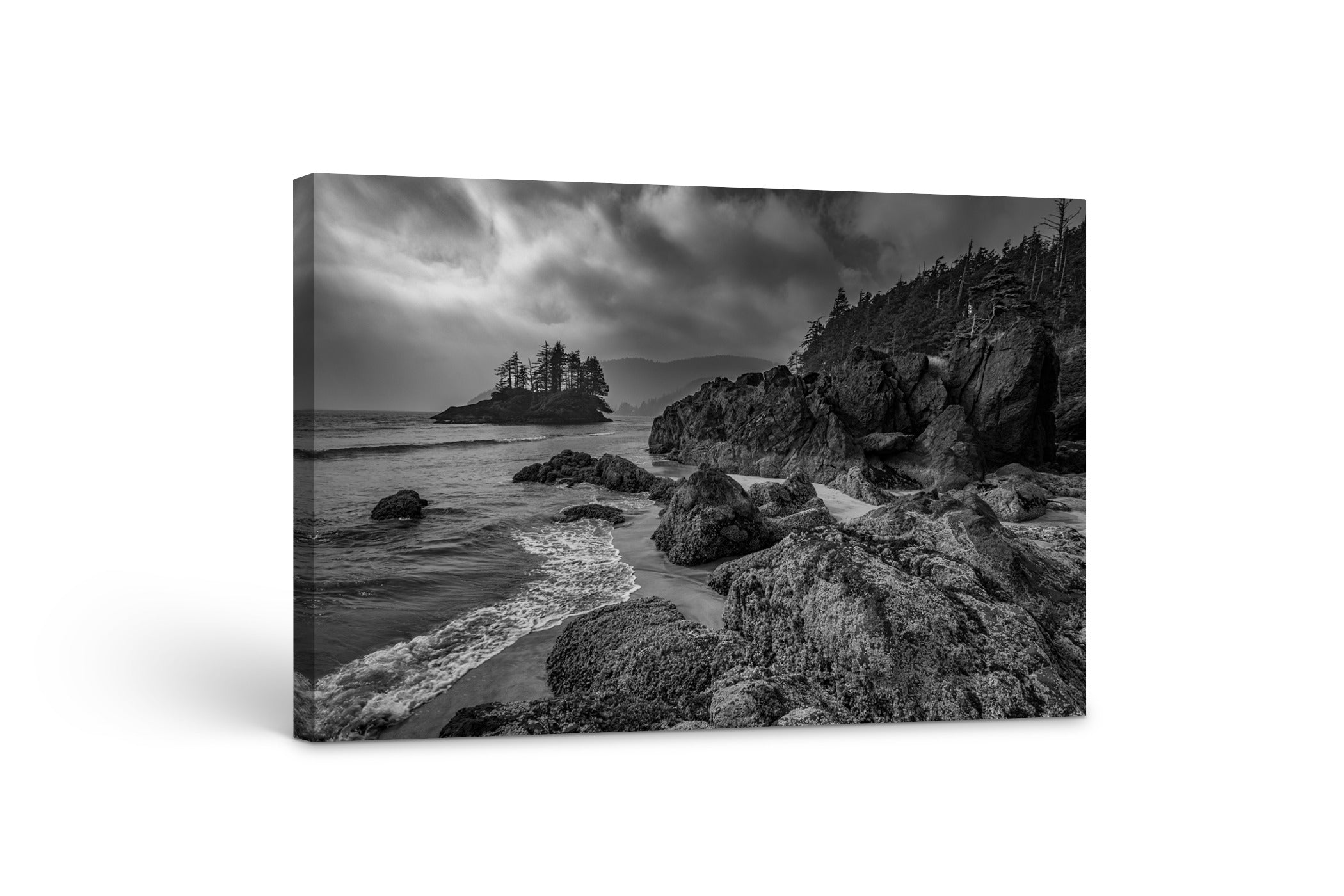 San Josef Bay Shore (B&W Landscape) 24x36"