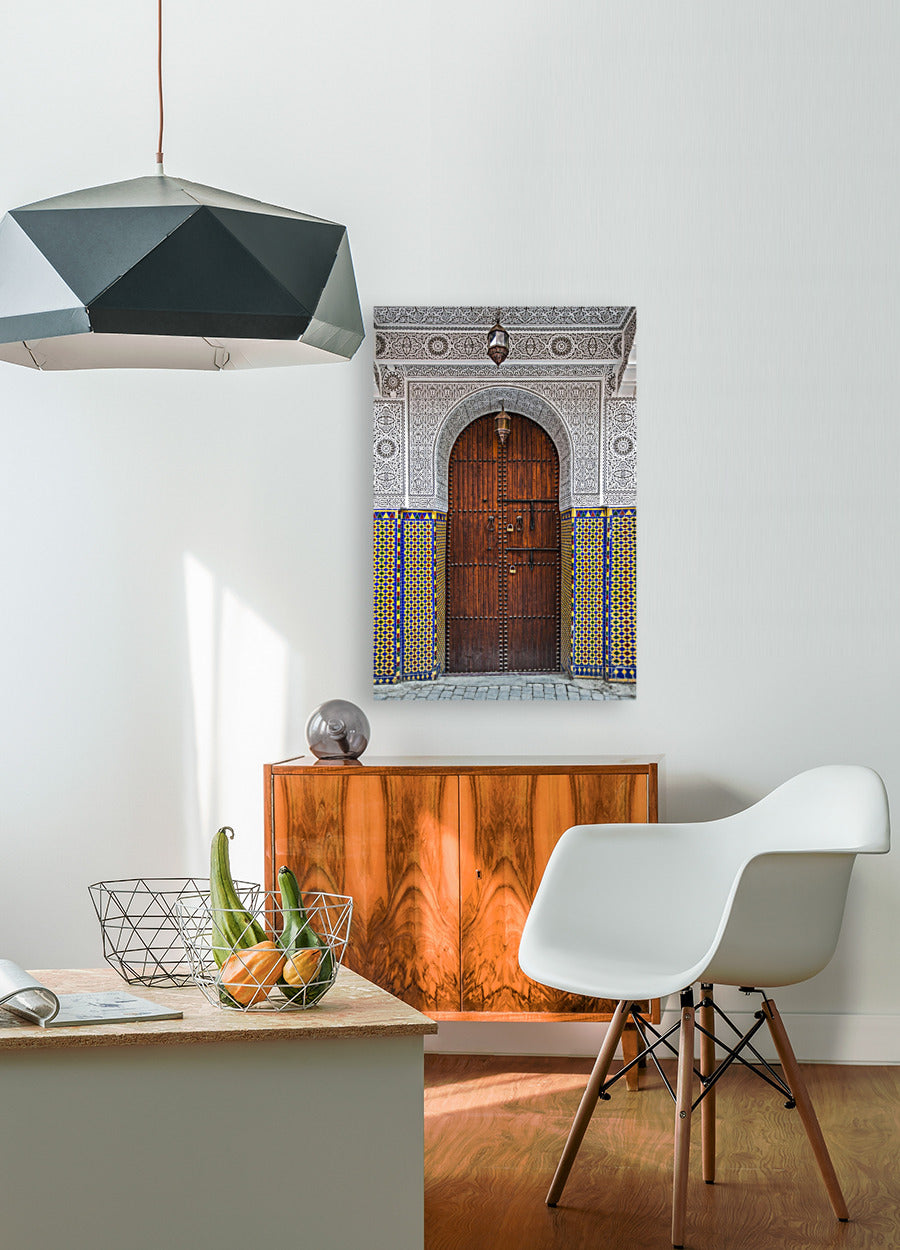 Yellow Tiled Moroccan Door 24x36"