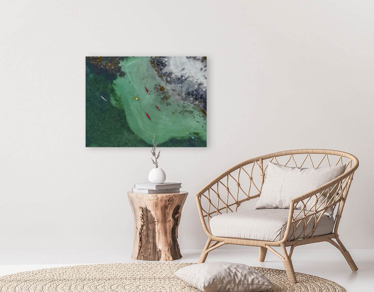 Six Kayakers 24x36"
