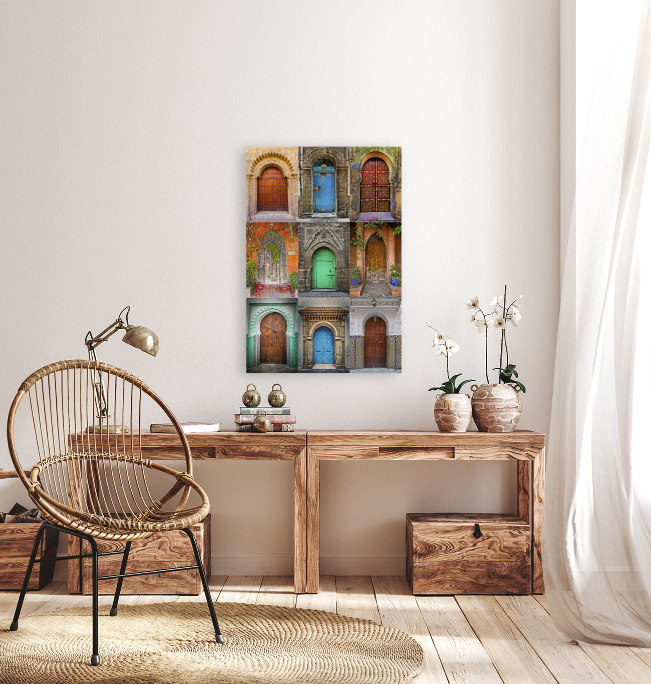 Moroccan Door Collage 24x36"