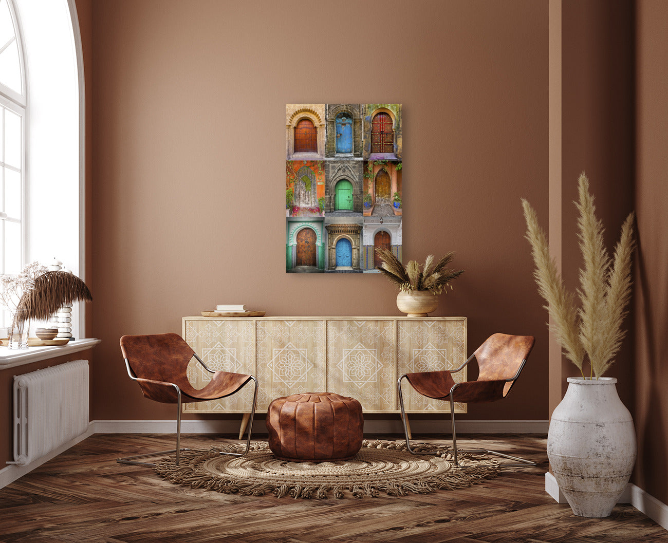 Moroccan Door Collage 24x36"