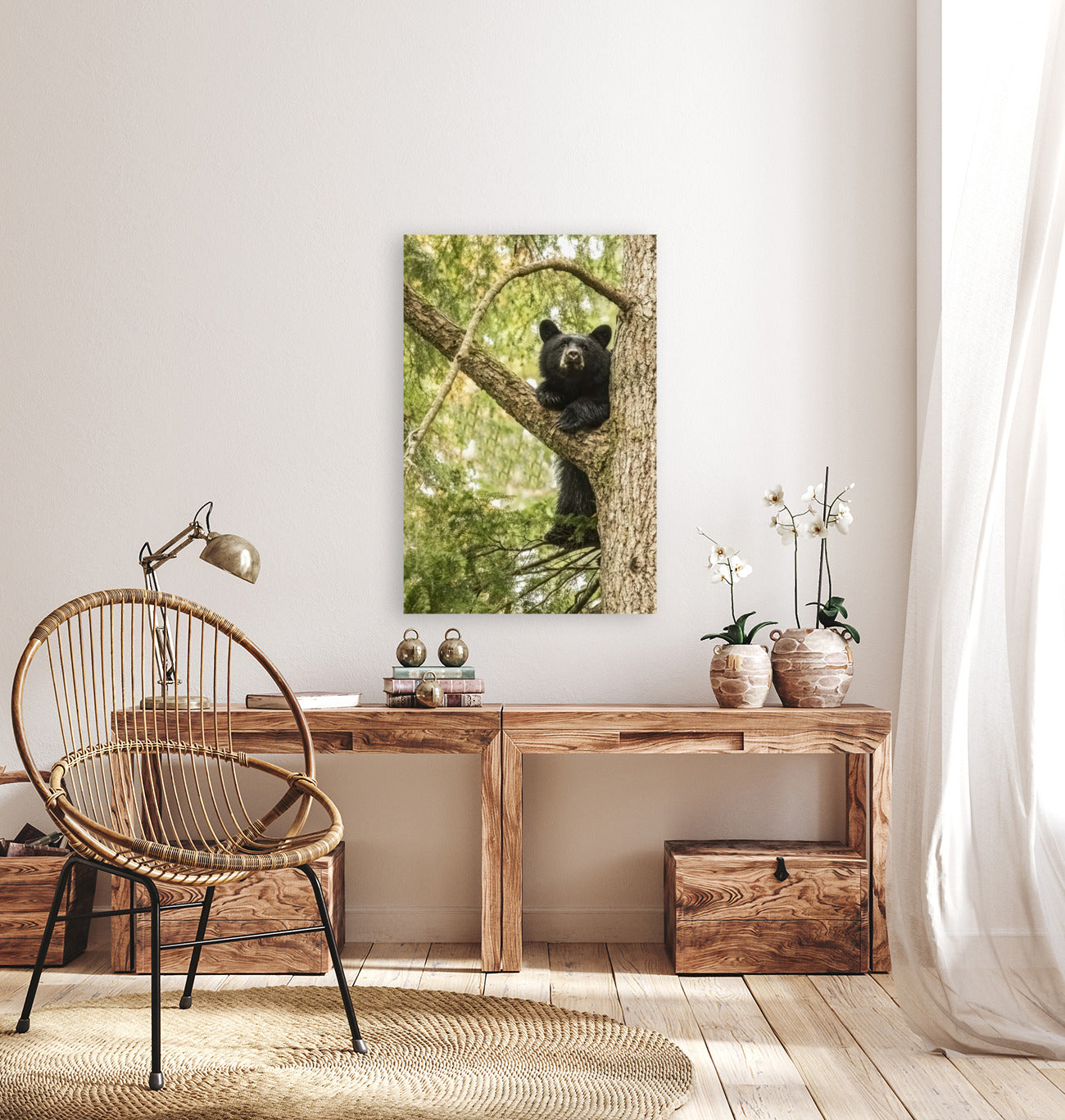 Black Bear Cub 24x36"