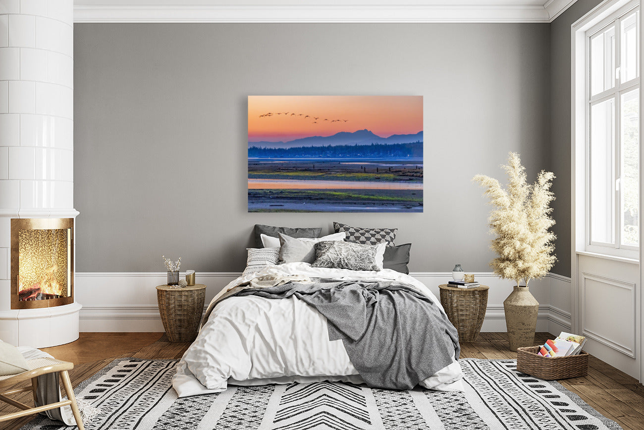 Courtenay Estuary at Dawn 40x60"