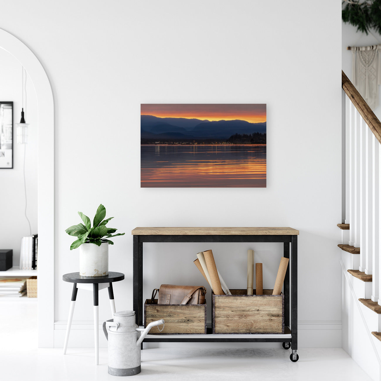Comox Harbour at Sunset 24x36"