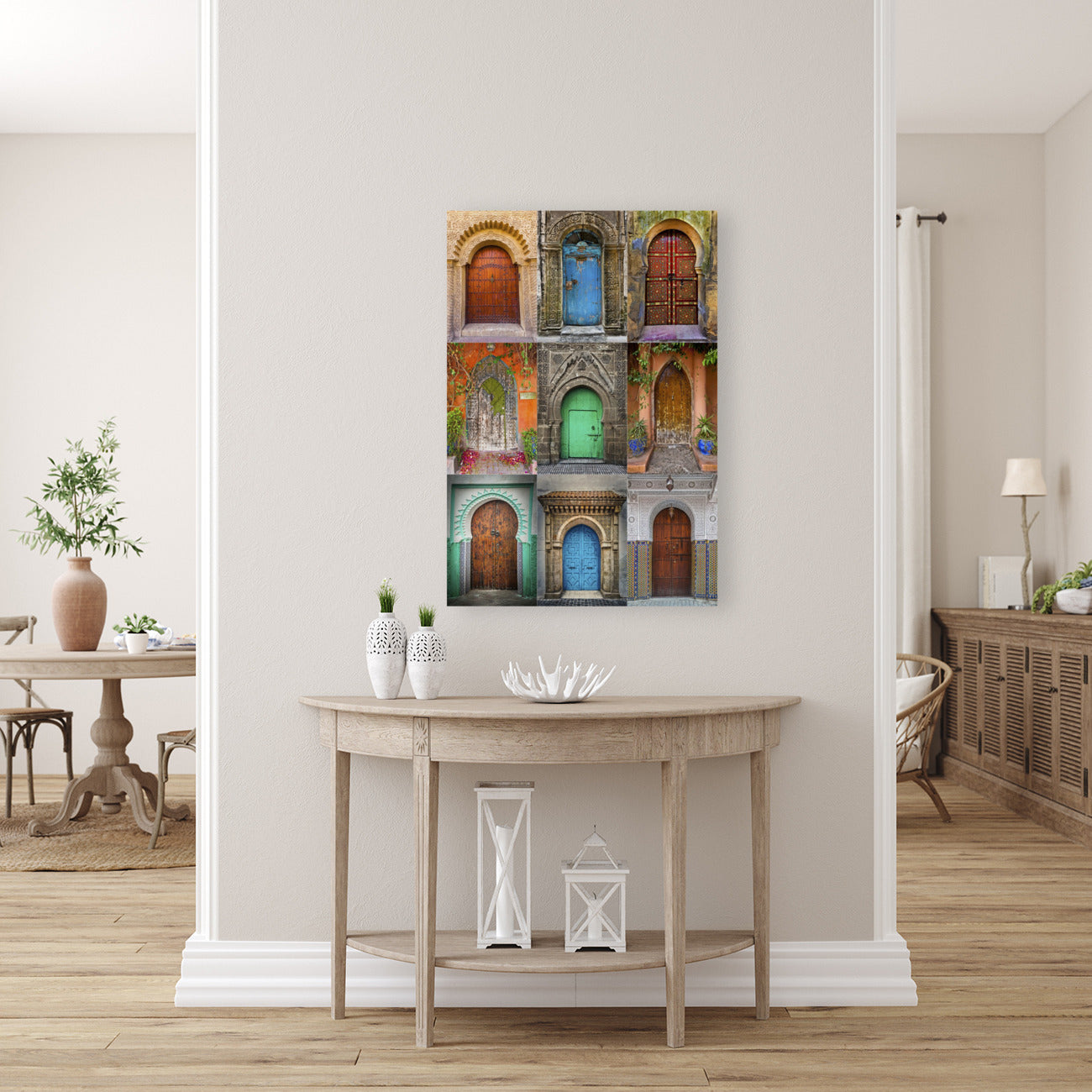 Moroccan Door Collage 24x36"