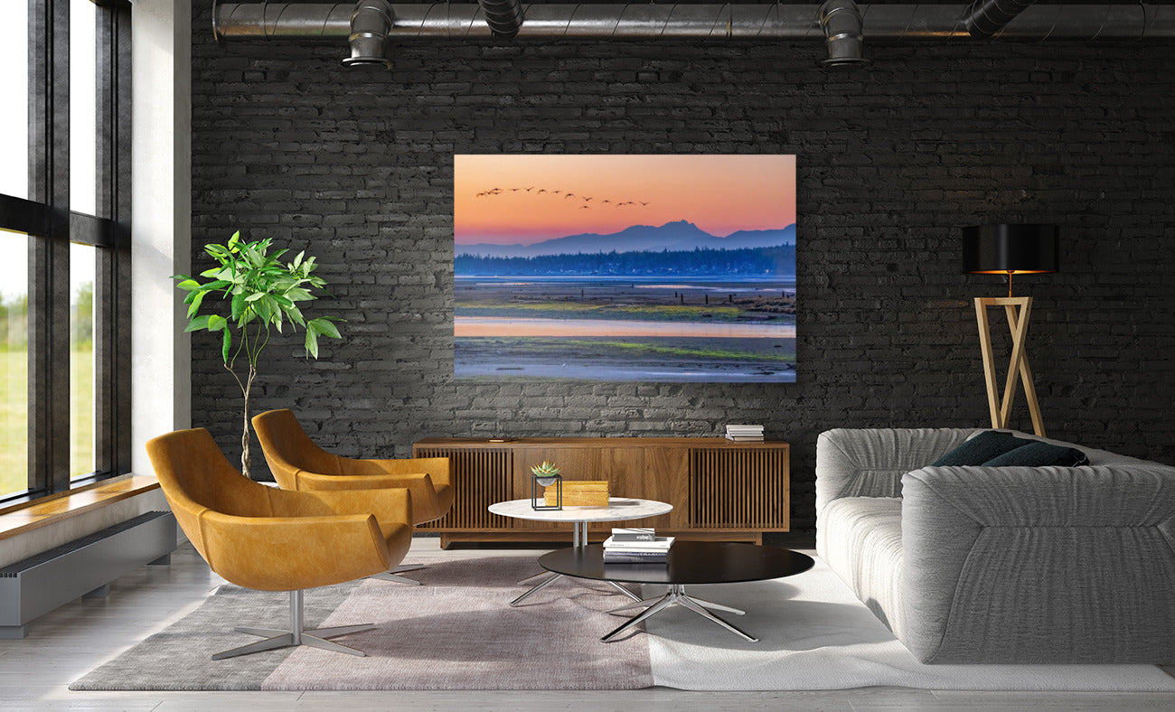 Courtenay Estuary at Dawn 40x60"