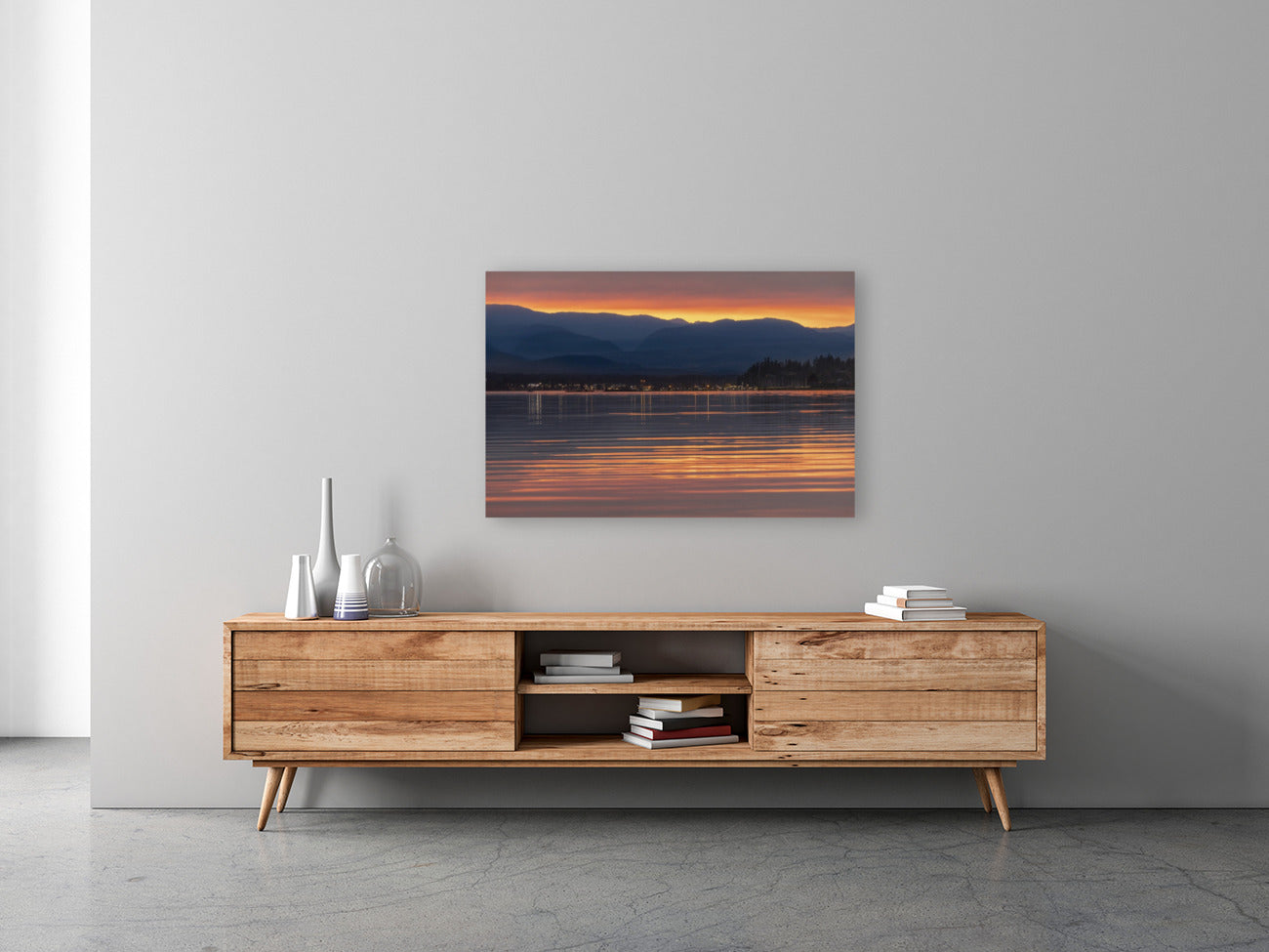 Comox Harbour at Sunset 24x36"
