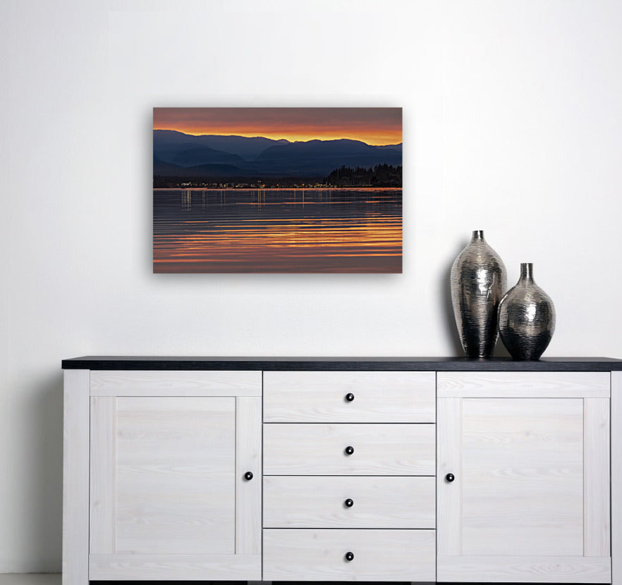 Comox Harbour at Sunset 24x36"