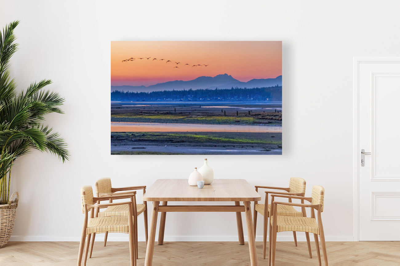 Courtenay Estuary at Dawn 40x60"