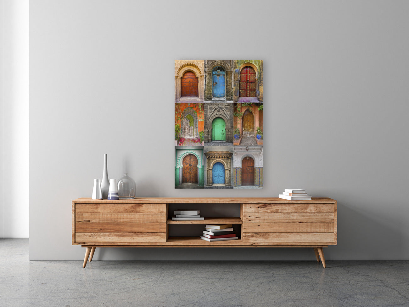 Moroccan Door Collage 24x36"