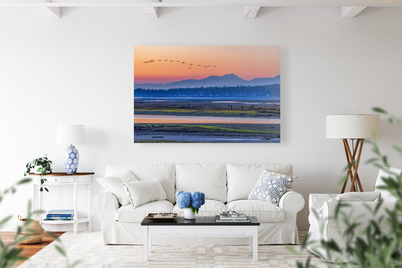 Courtenay Estuary at Dawn 40x60"