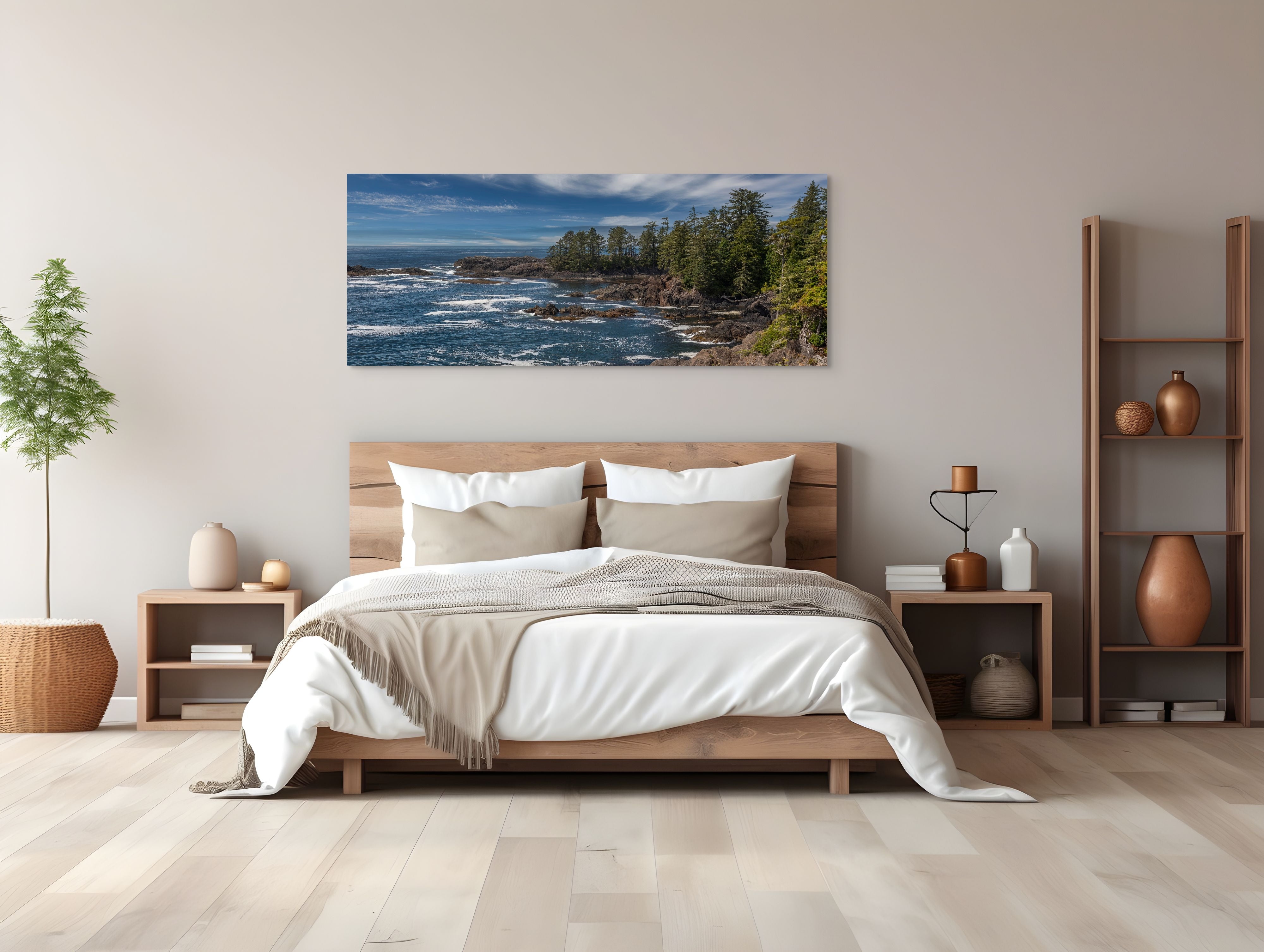 Windblown Wild Pacific Panorama 24x60"