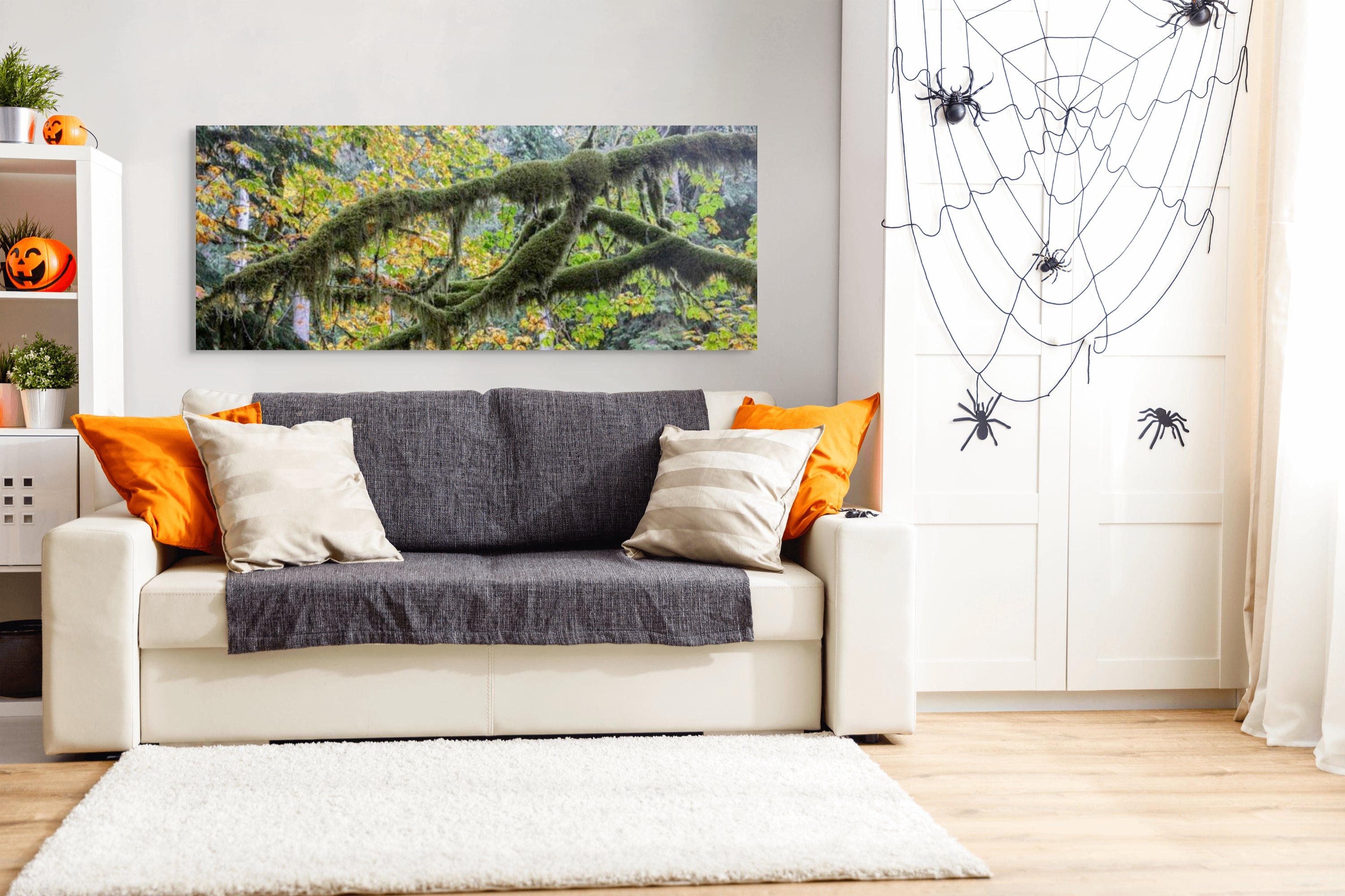 Mossy Branches, Panorama 24x60"