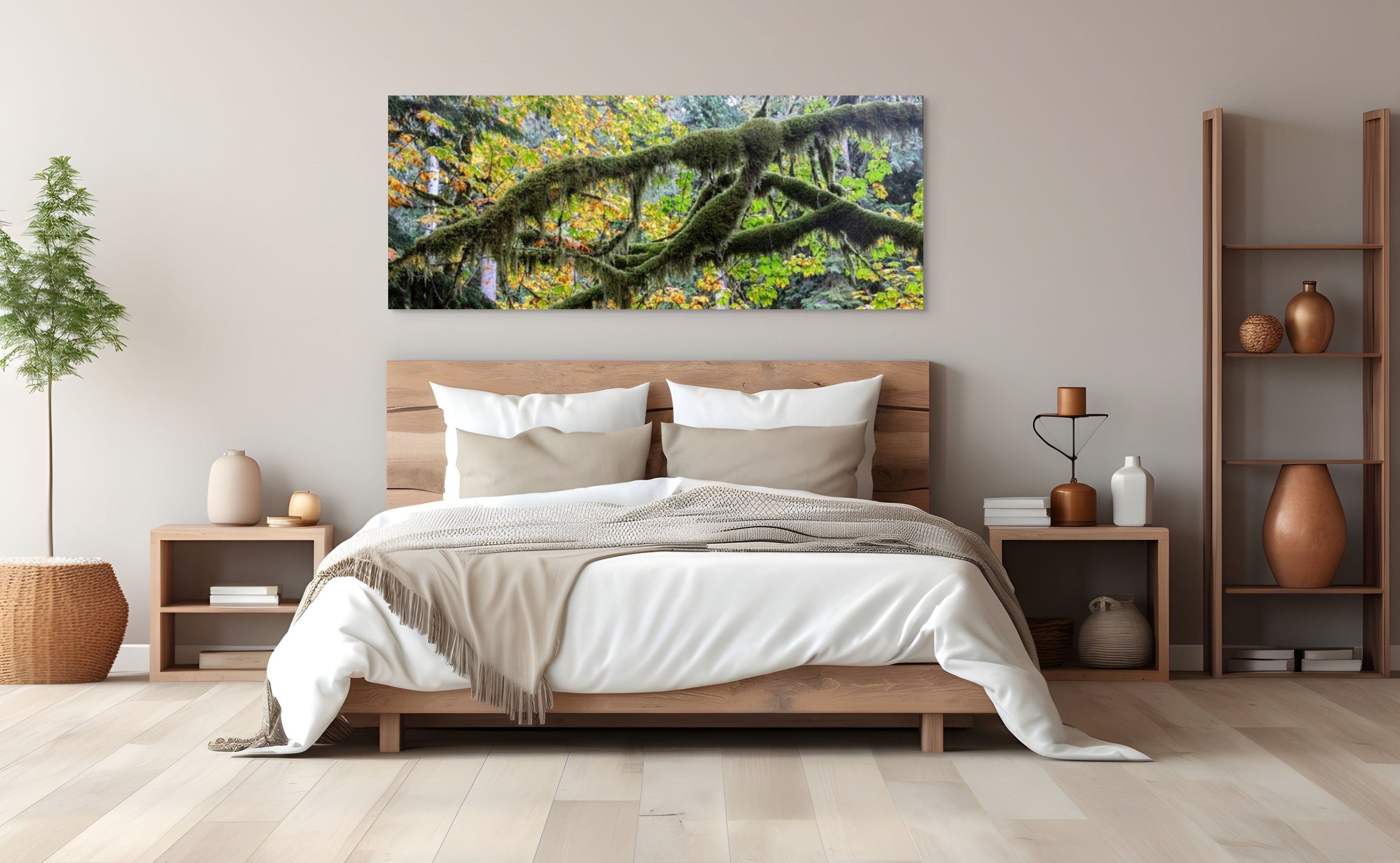 Mossy Branches, Panorama 24x60"